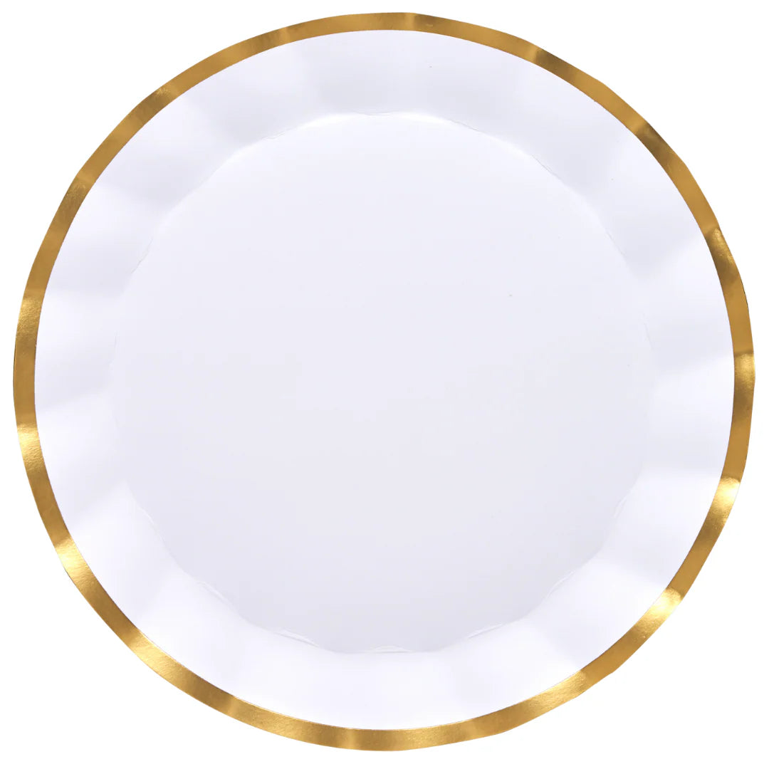 Everyday White Charger Plates/8pk