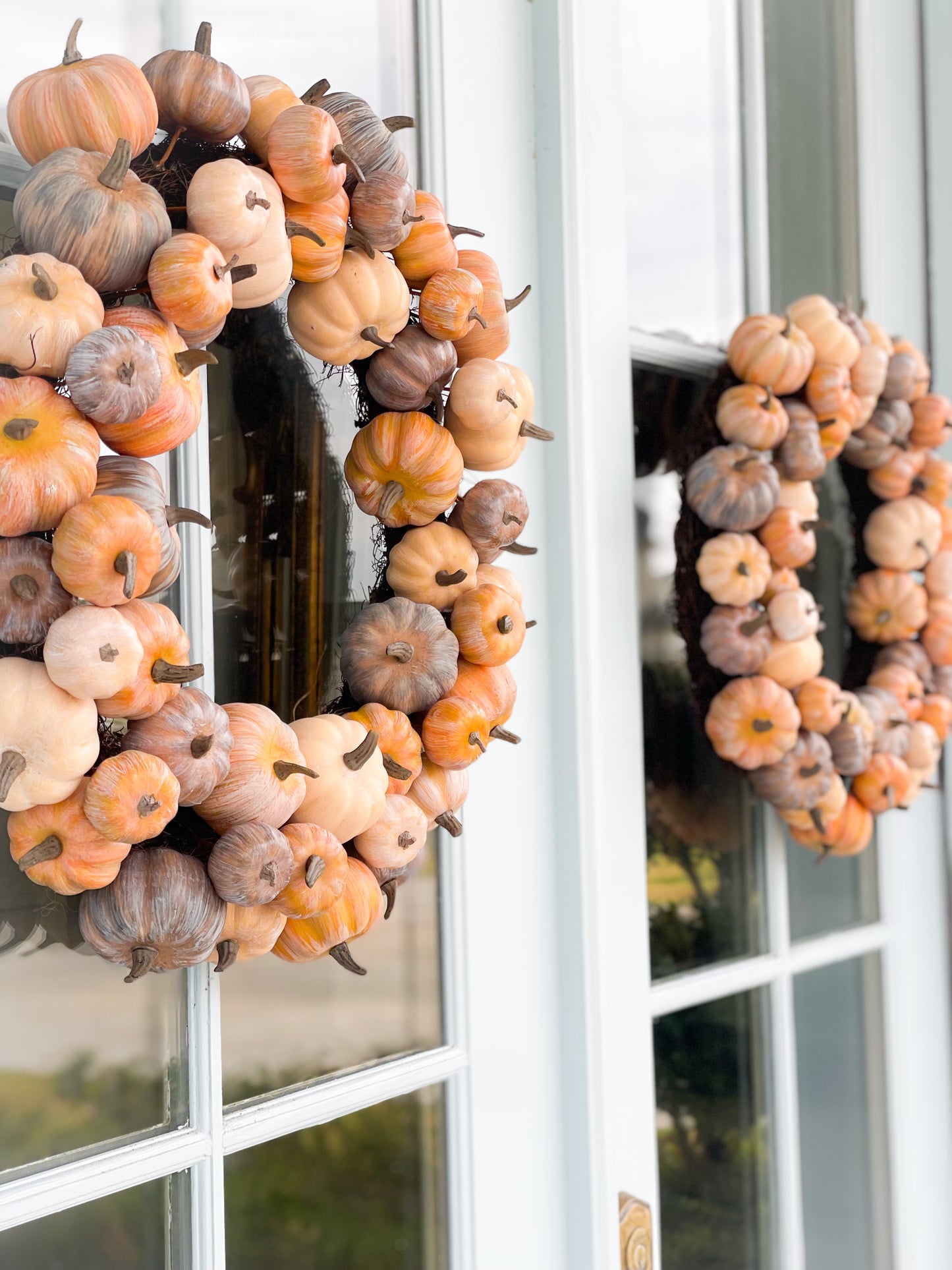 Mixed Pumpkin Wreath