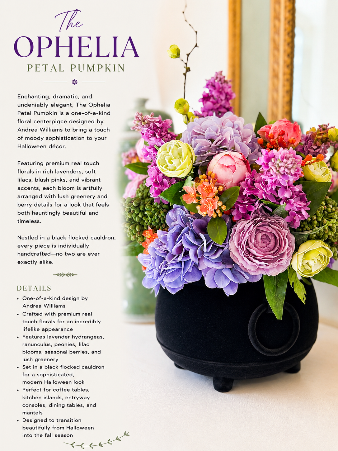 The Ophelia Petal Pumpkin