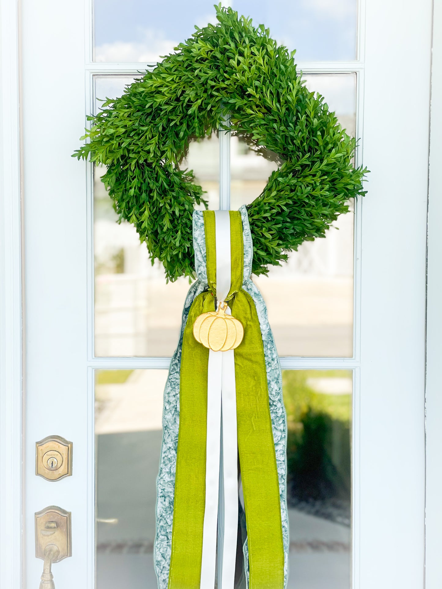Pumpkin Patch Wreath And Sash