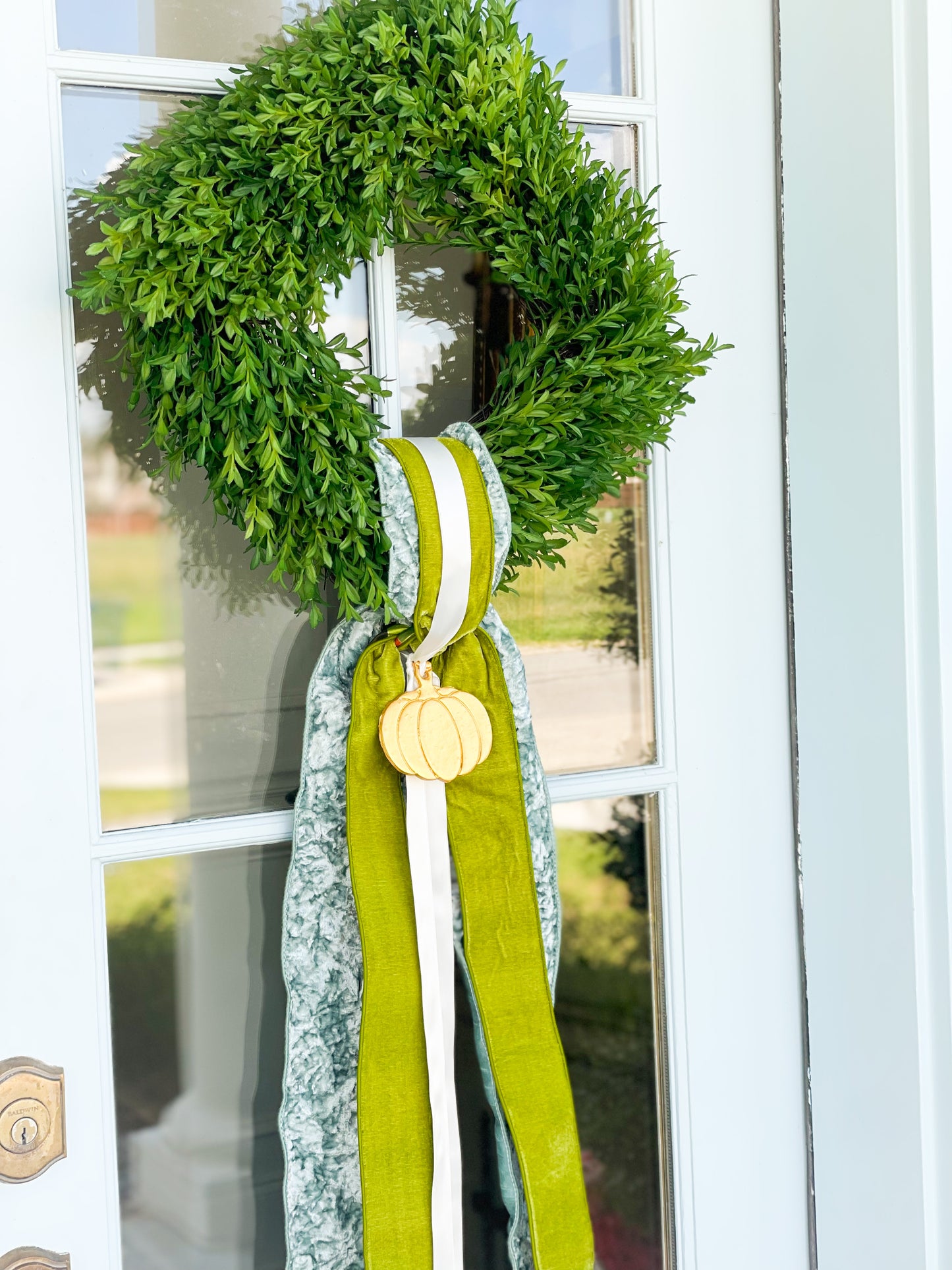 Pumpkin Patch Wreath And Sash