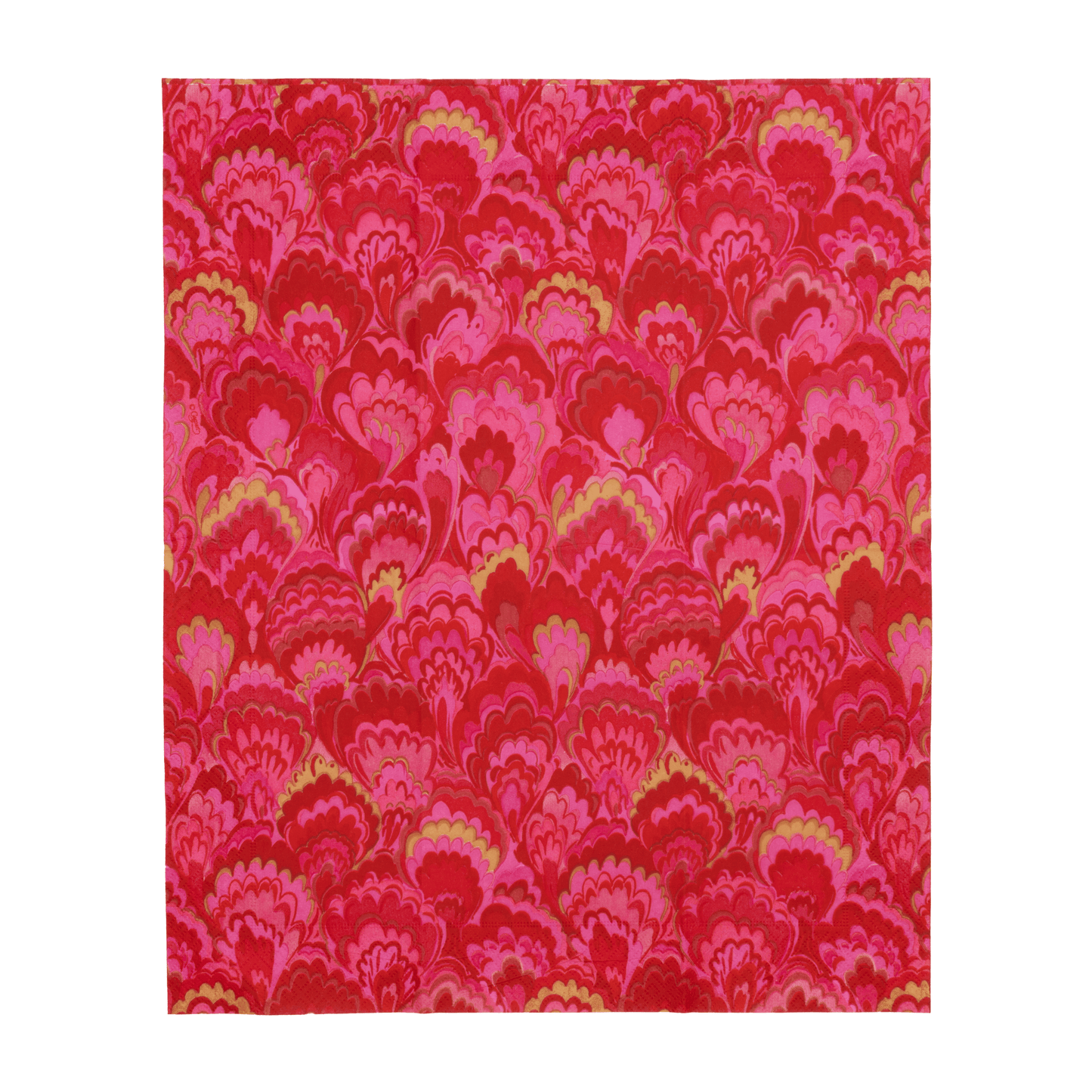 Marbled Ceramica Red & Fuchsia Guest Towels