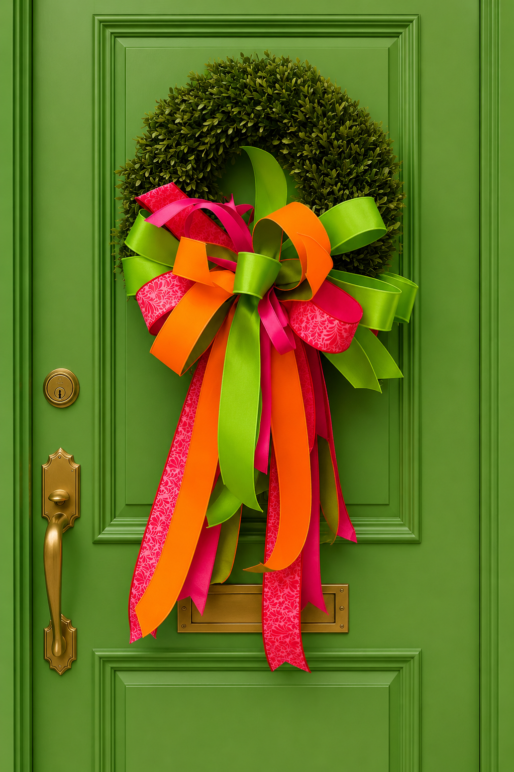 Laguna Lime Tea Leaf Wreath