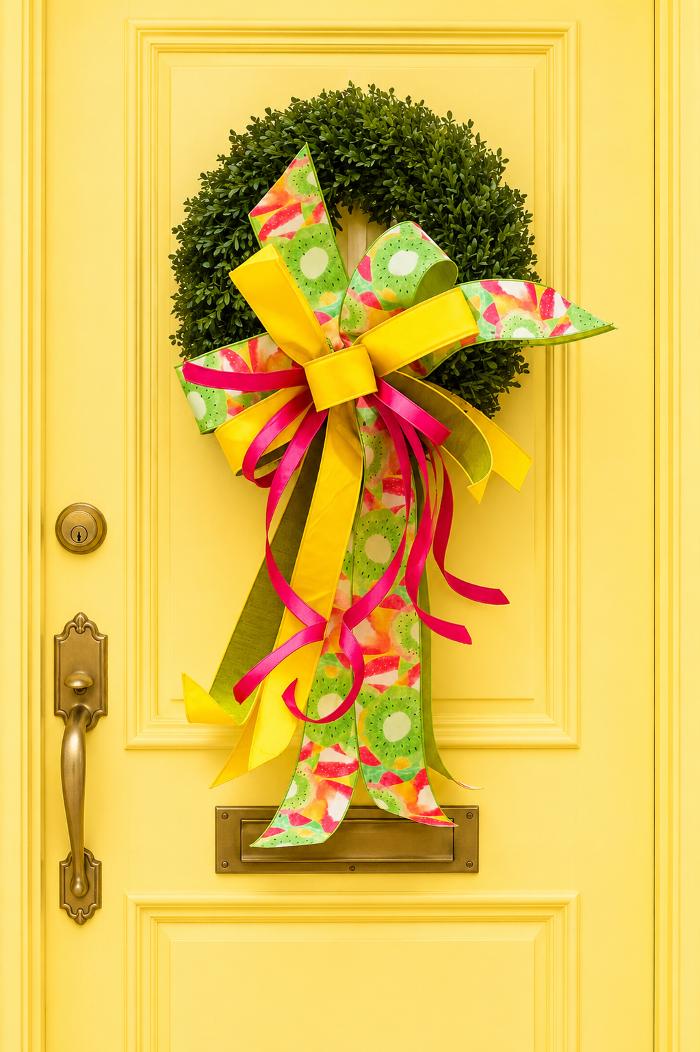 Kiwi Kiss Tea Leaf Wreath