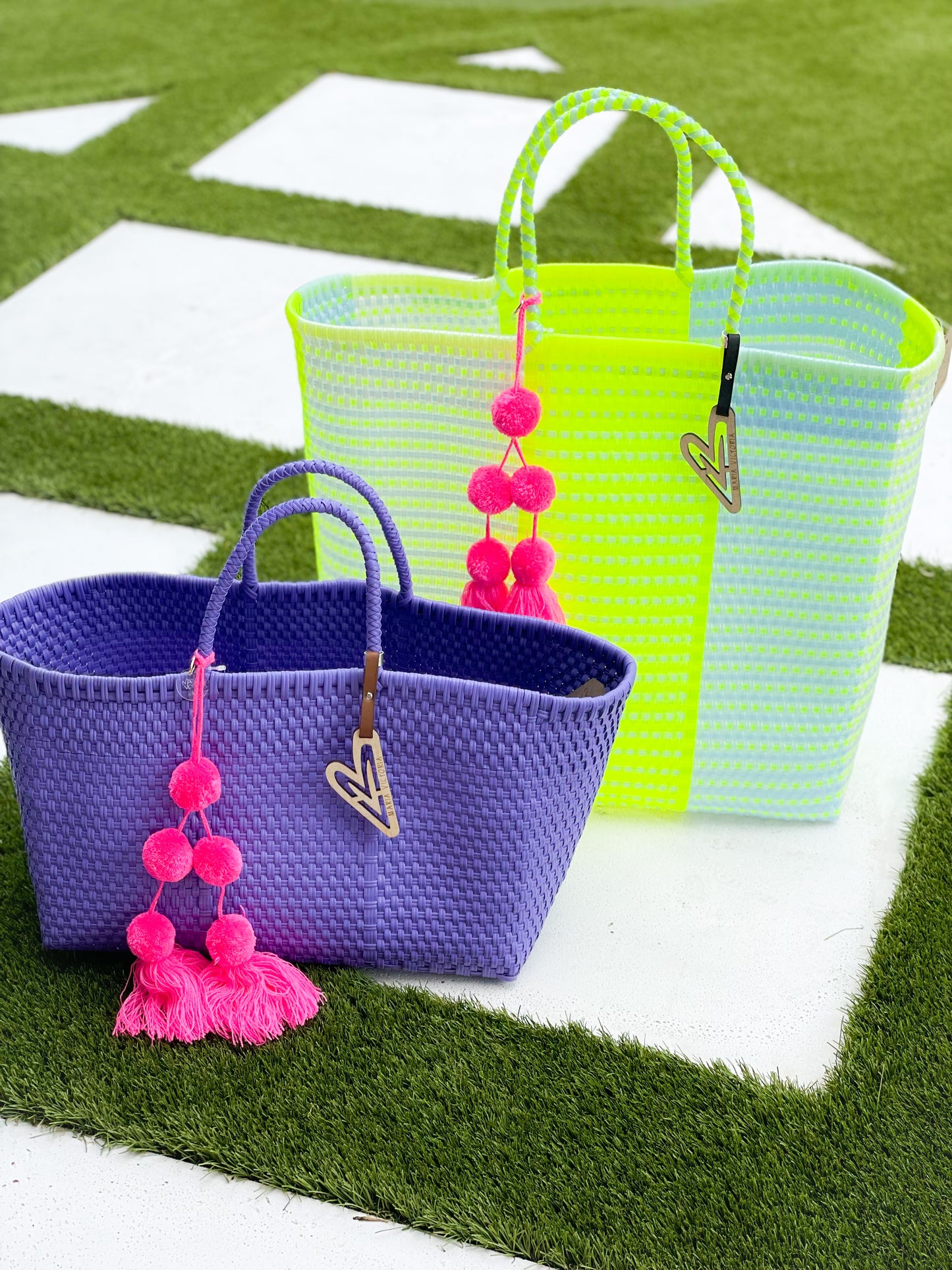 Neon Maria Victoria Tote And Tassel