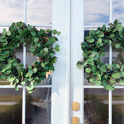Silver Dollar “Real Touch” Eucalyptus Wreath
