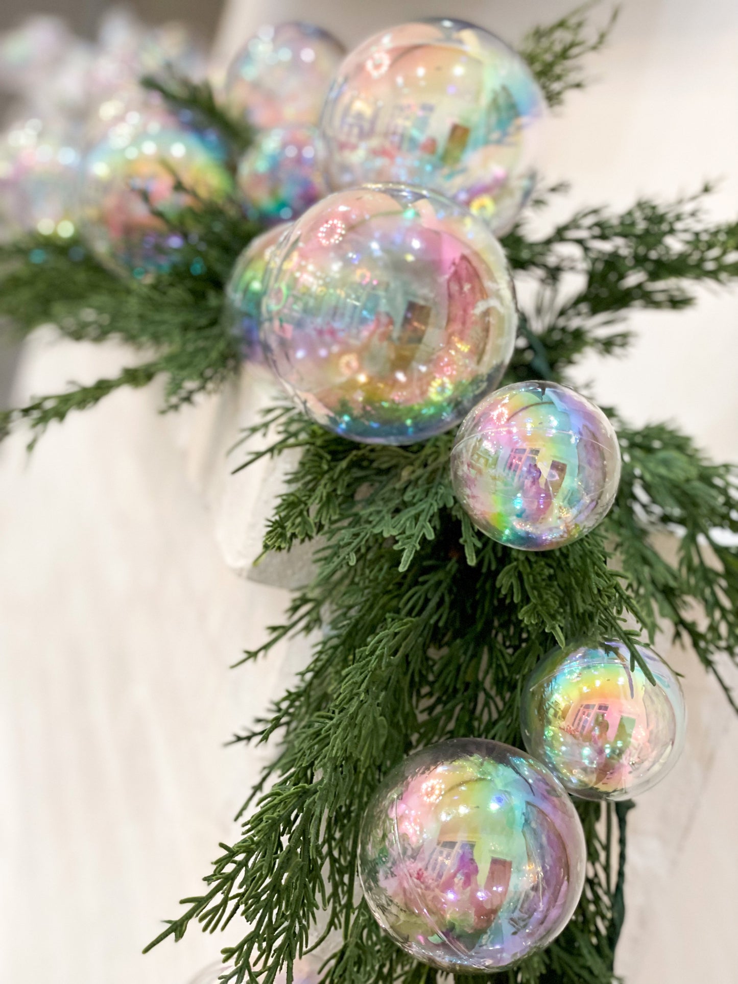 Iridescent Ornament Garland