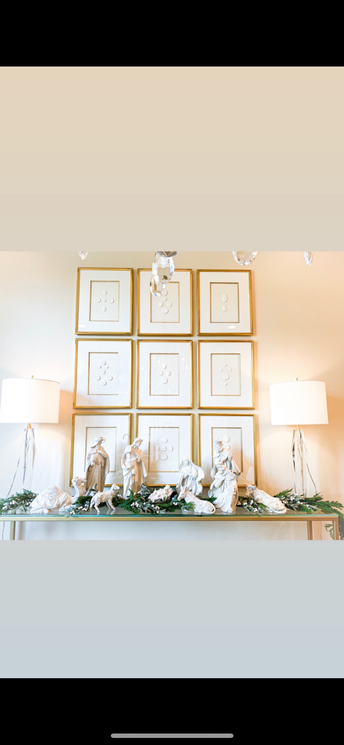 Glitter Holy Family Set