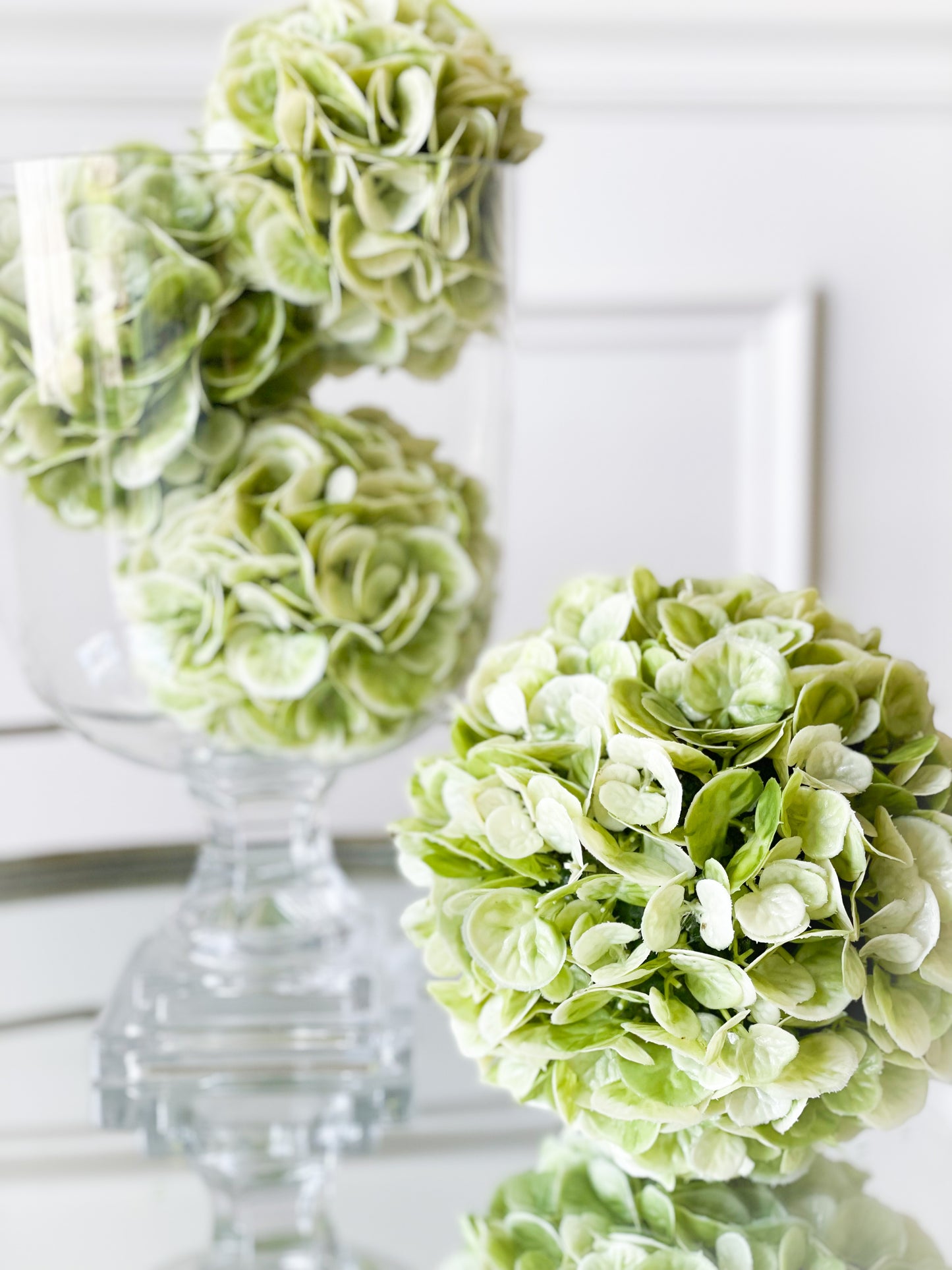 Set Of Two Large Cabbage Boxwood