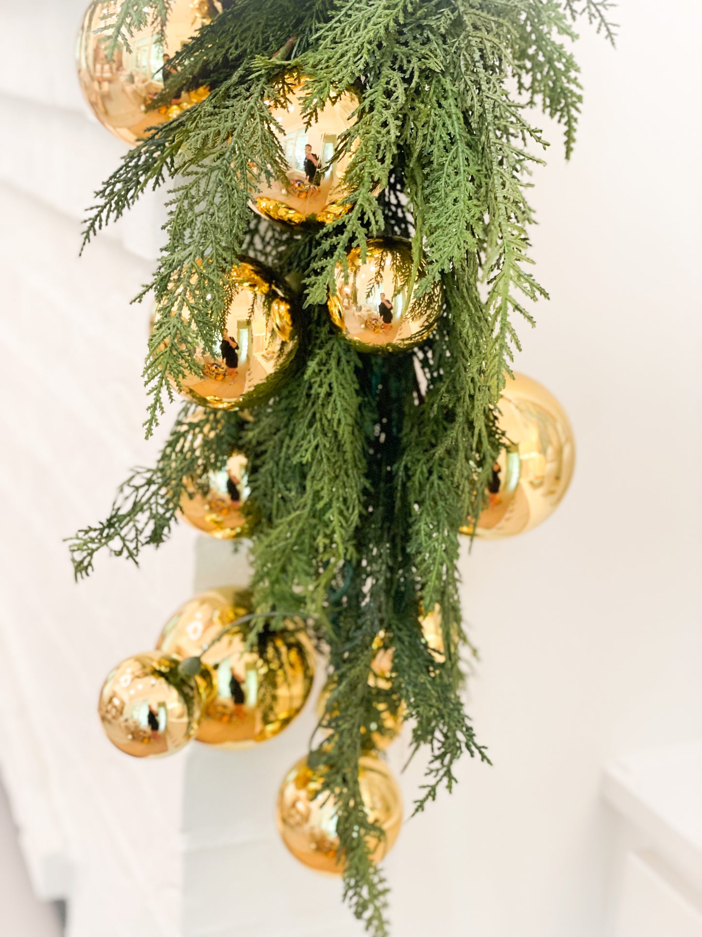 Gold Ornament Garland