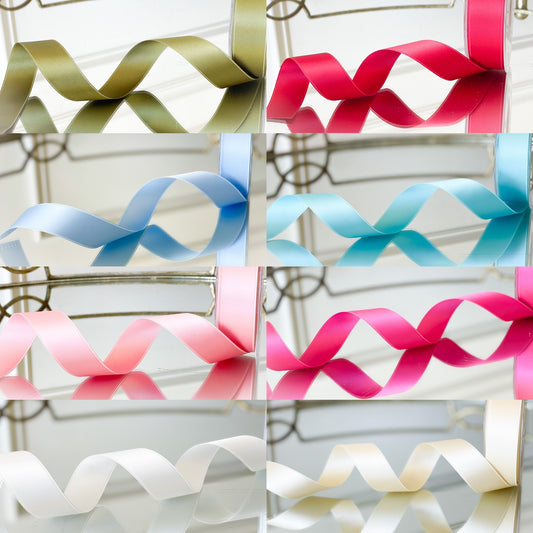 Double Sided Swiss Satin Ribbon