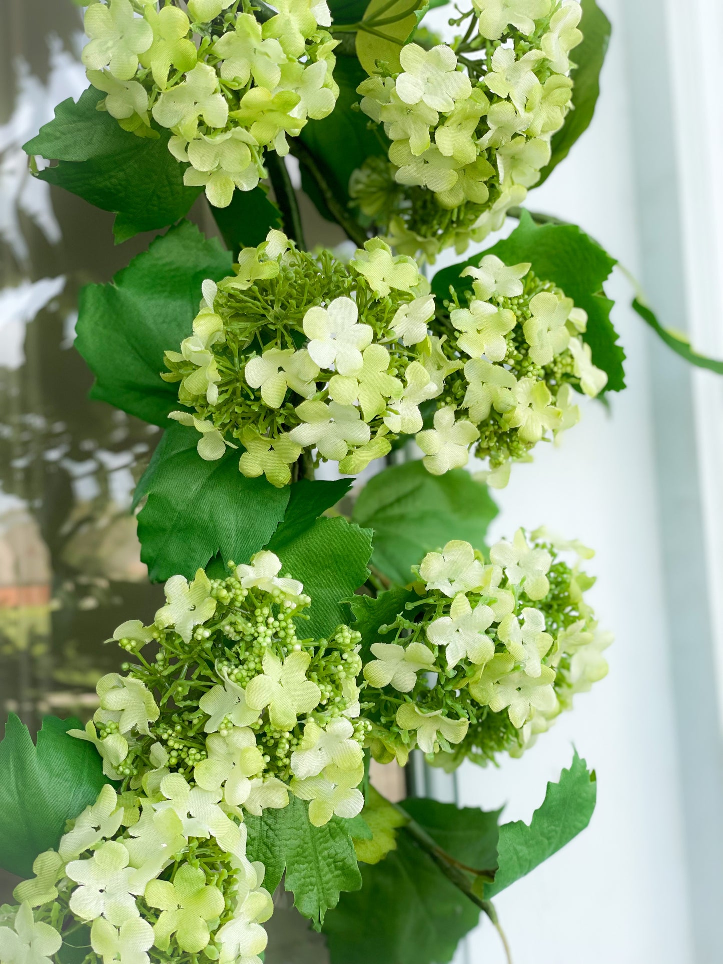 Green Snowball Wreath
