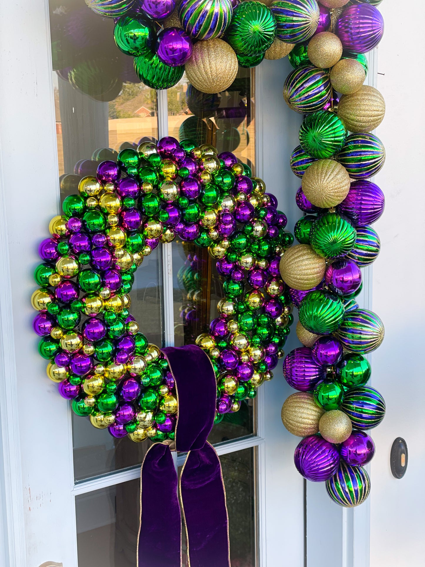 Mardi Gras Stripe Garland