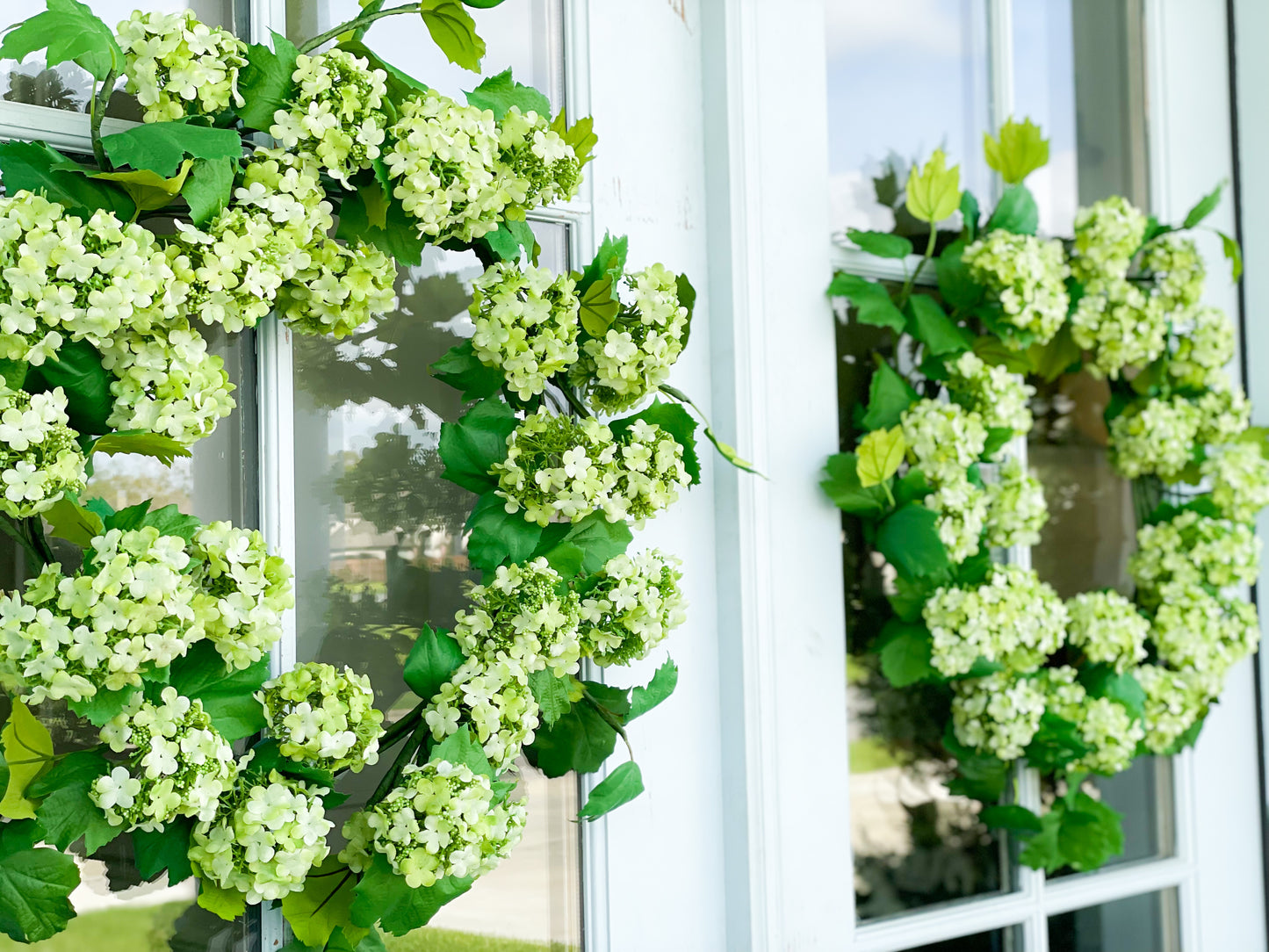 Green Snowball Wreath