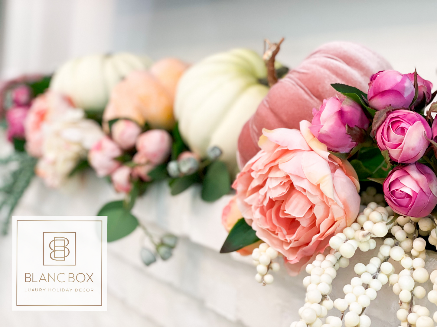 Blush & Blooms Pumpkin Blanc Box