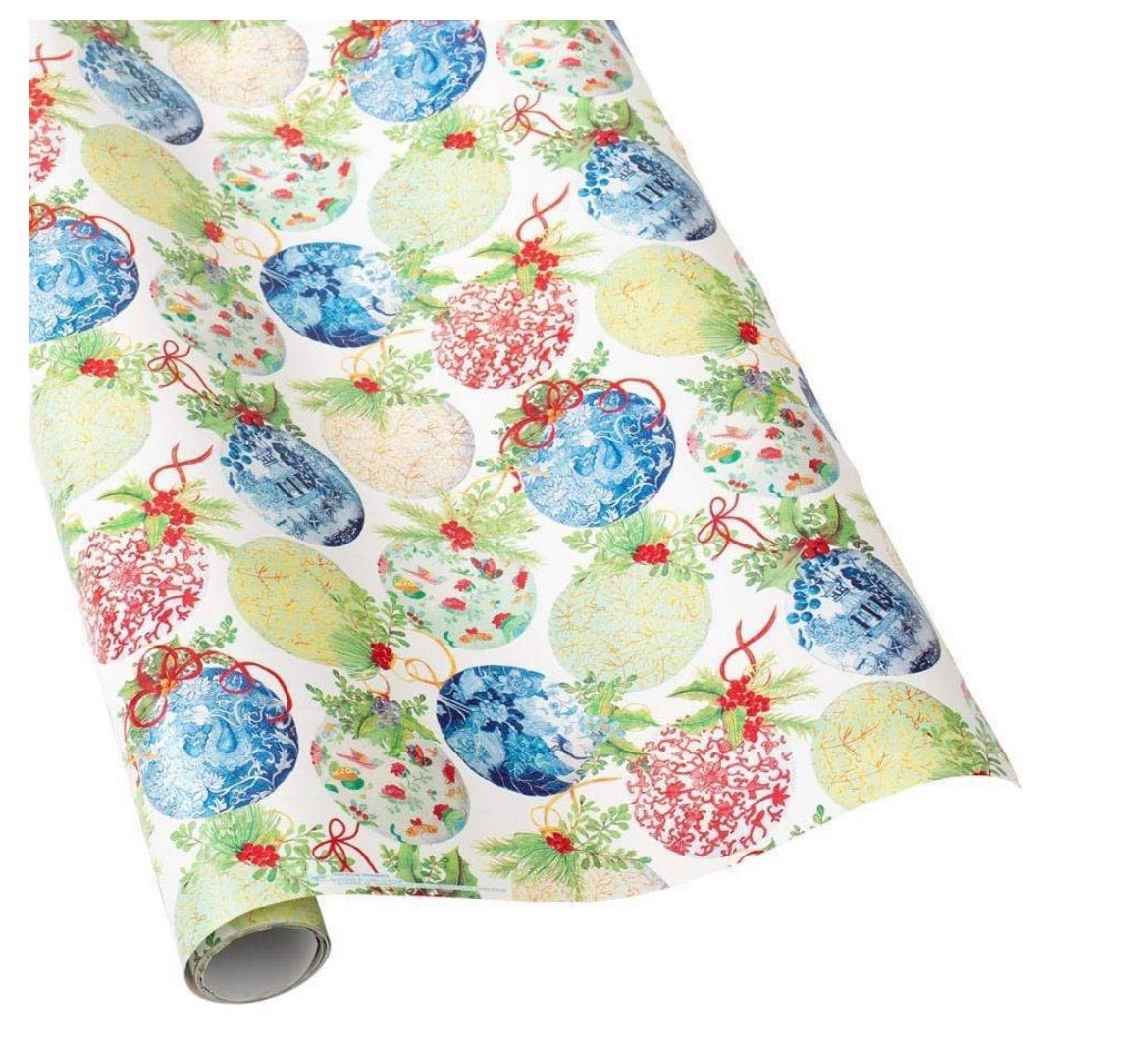 Porcelain Ornament Wrapping Paper