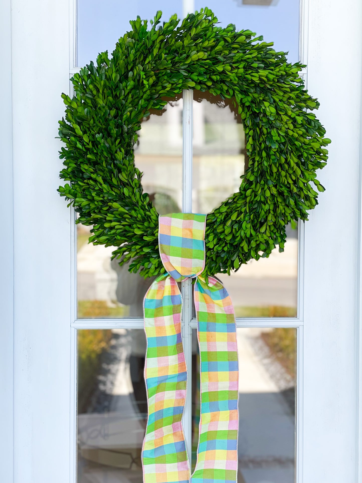 Preserved Round Boxwood Wreath
