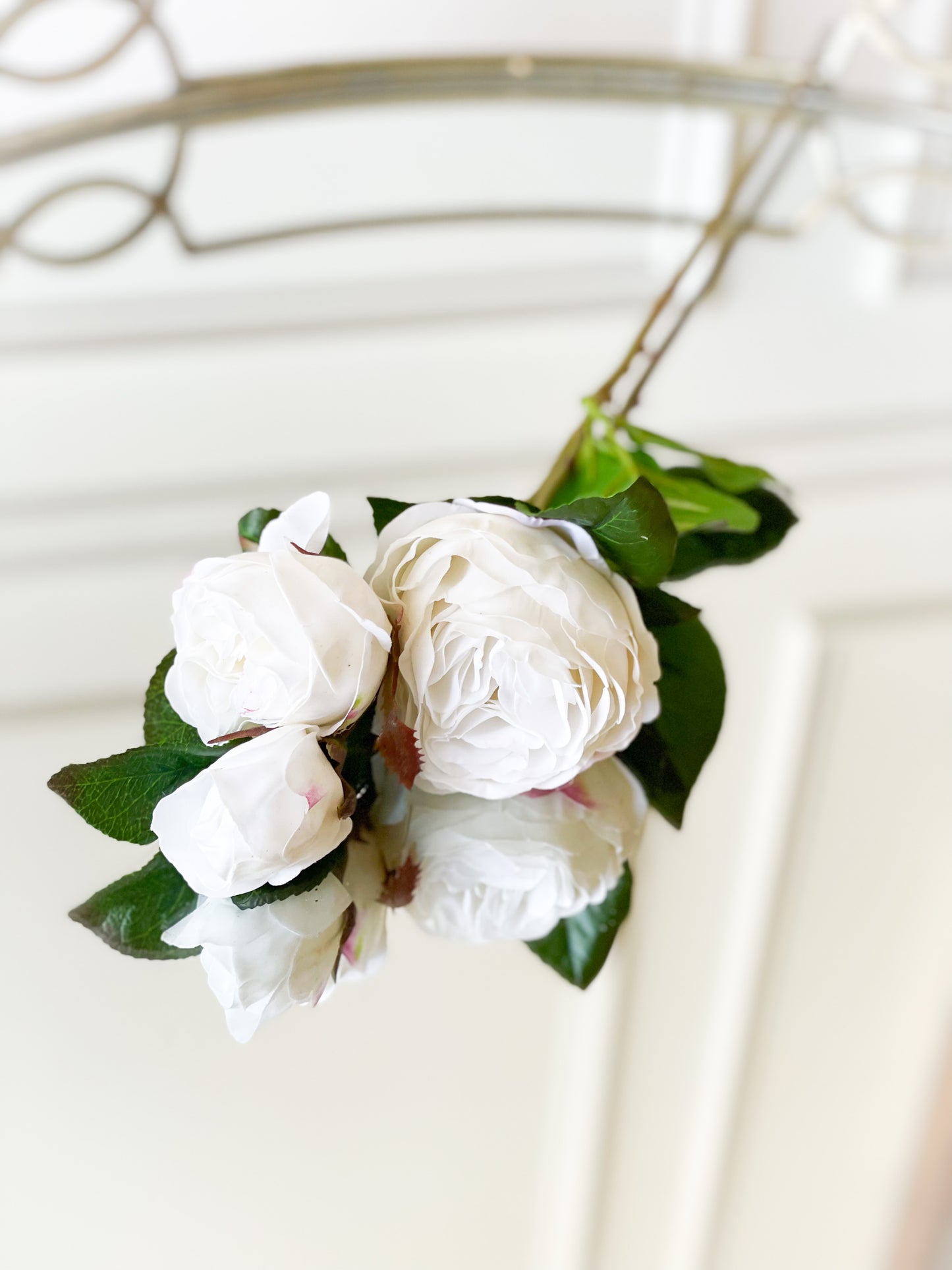 White Cabbage Rose Bouquet