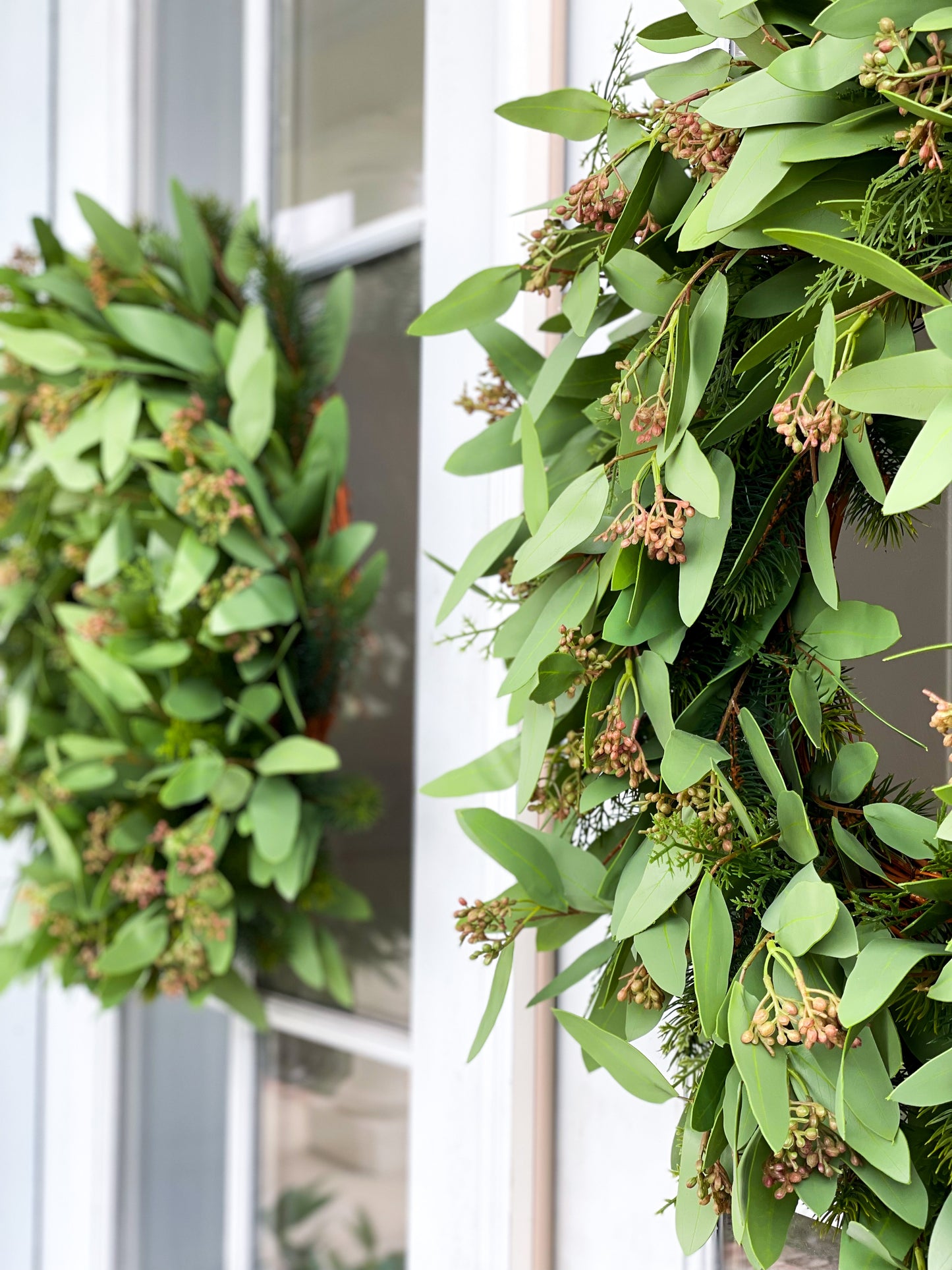 Long Eucalyptus and Pine Wreath
