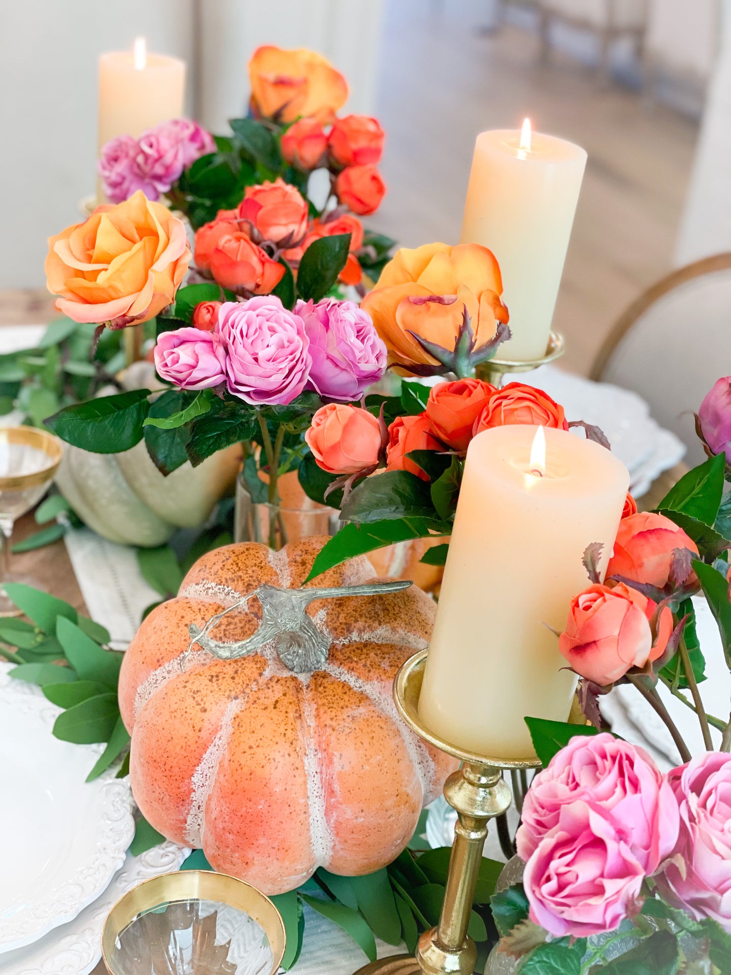 Rosey Posey Pumpkin Blanc Box
