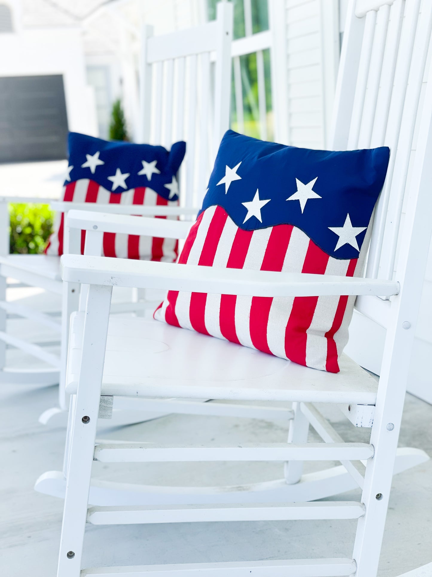 Stars And Stripes Pillow With Insert
