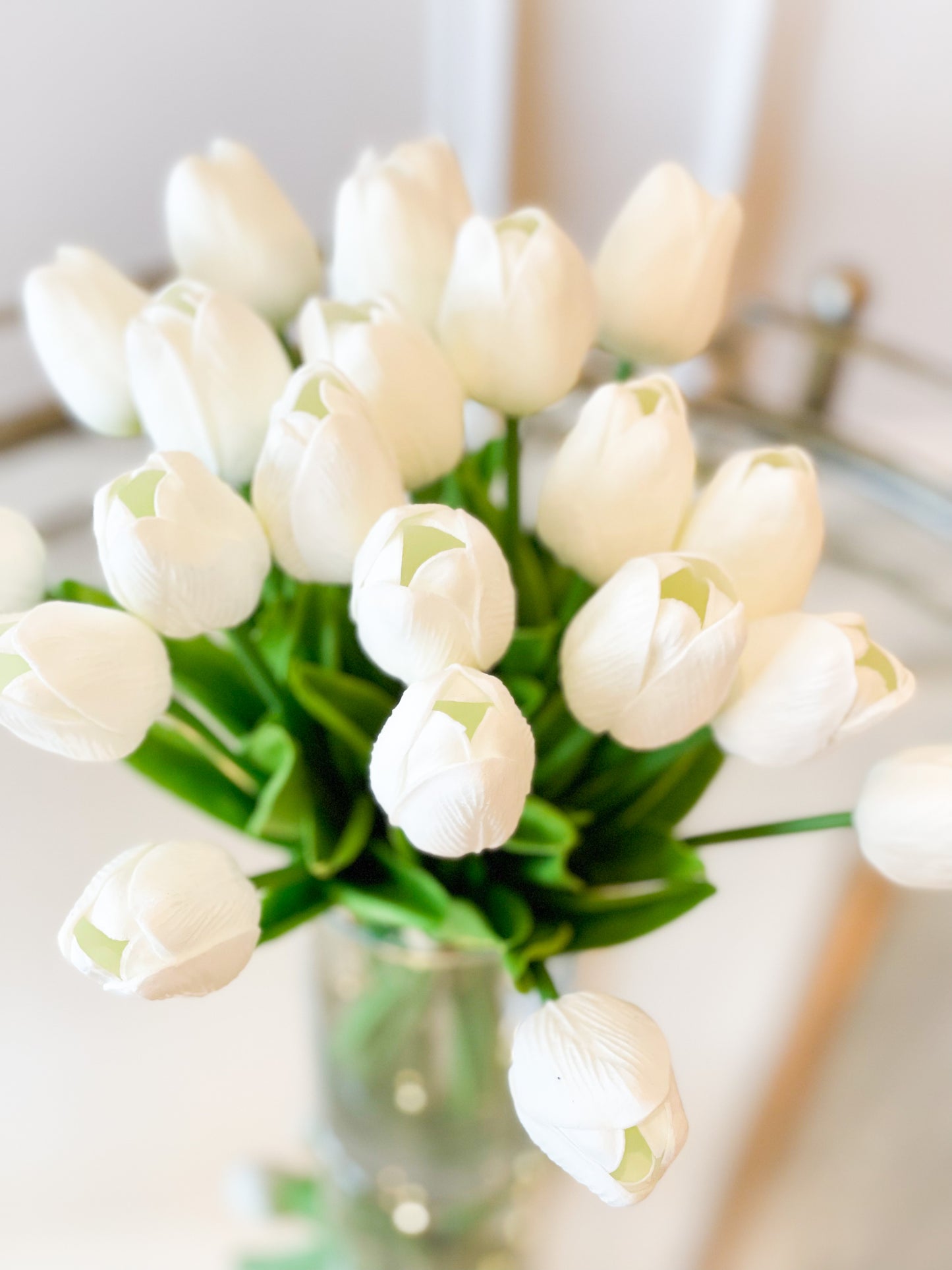 Annie Tulip Trio Bouquet Blanc Box
