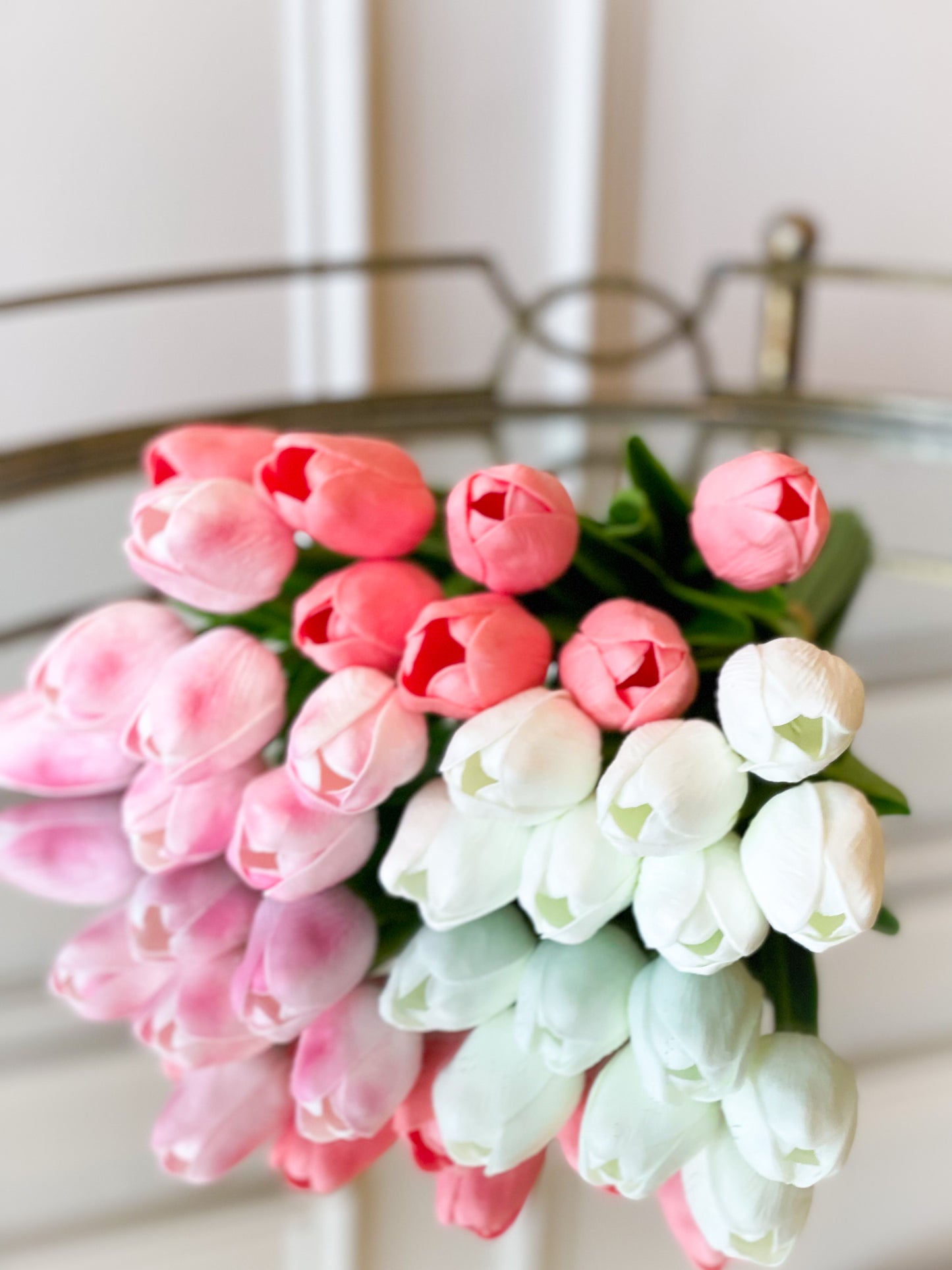Kate Tulip Trio Bouquet Blanc Box