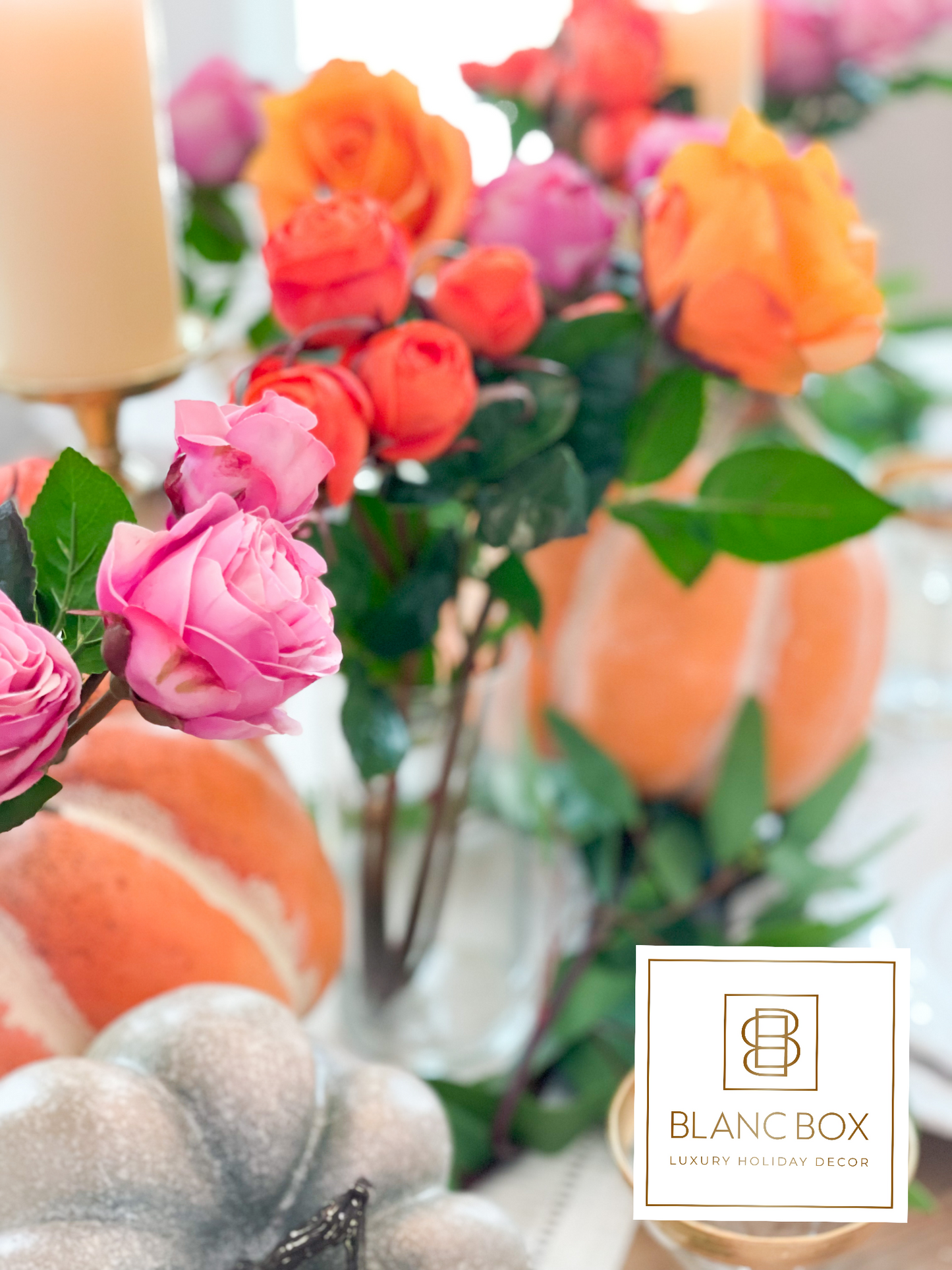 Rosey Posey Pumpkin Blanc Box