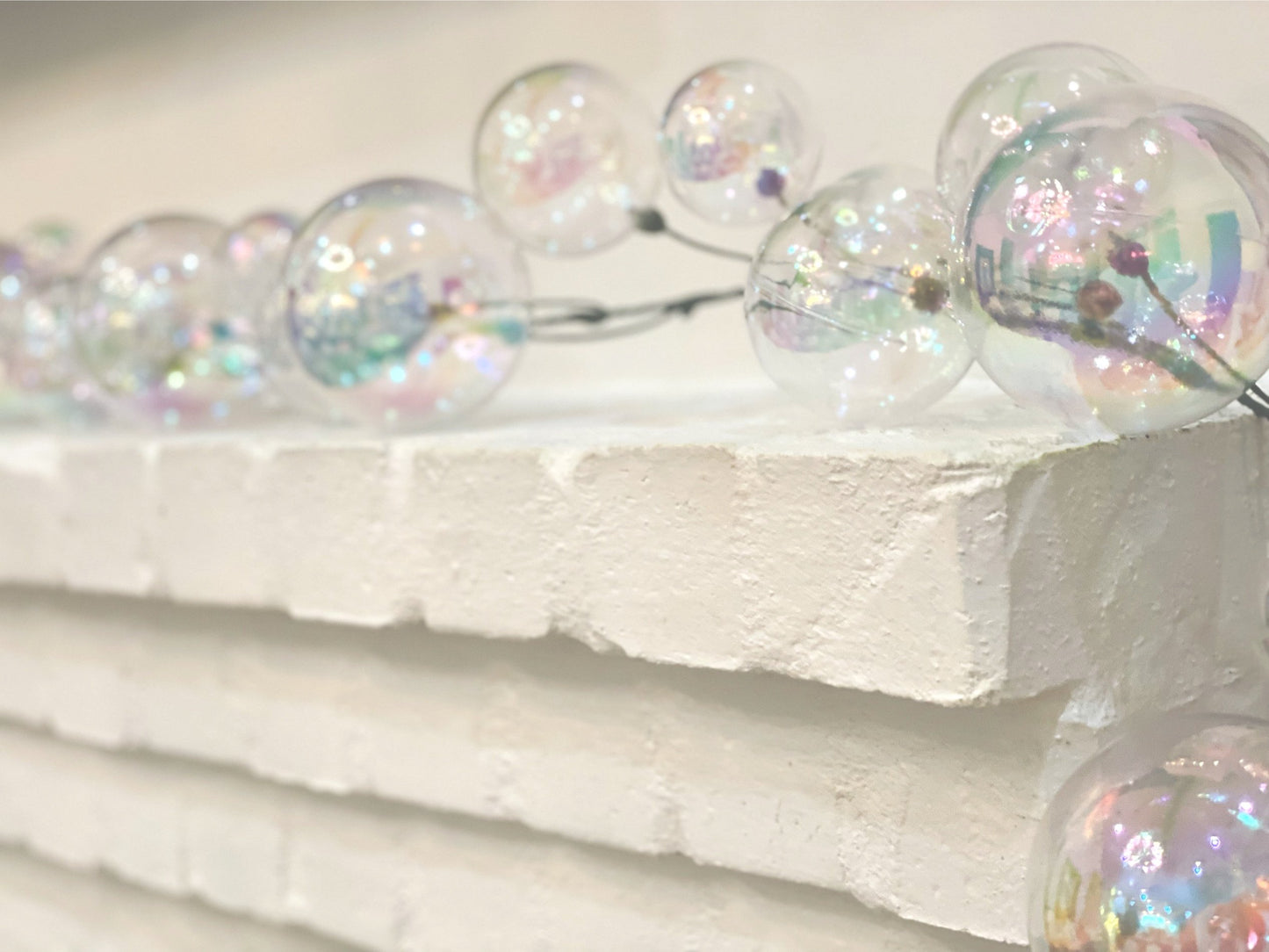 Iridescent Ornament Garland