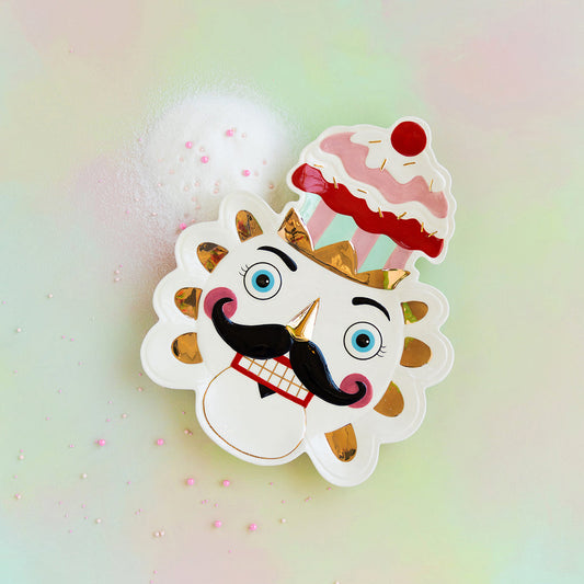 Colonel Cupcake Plate