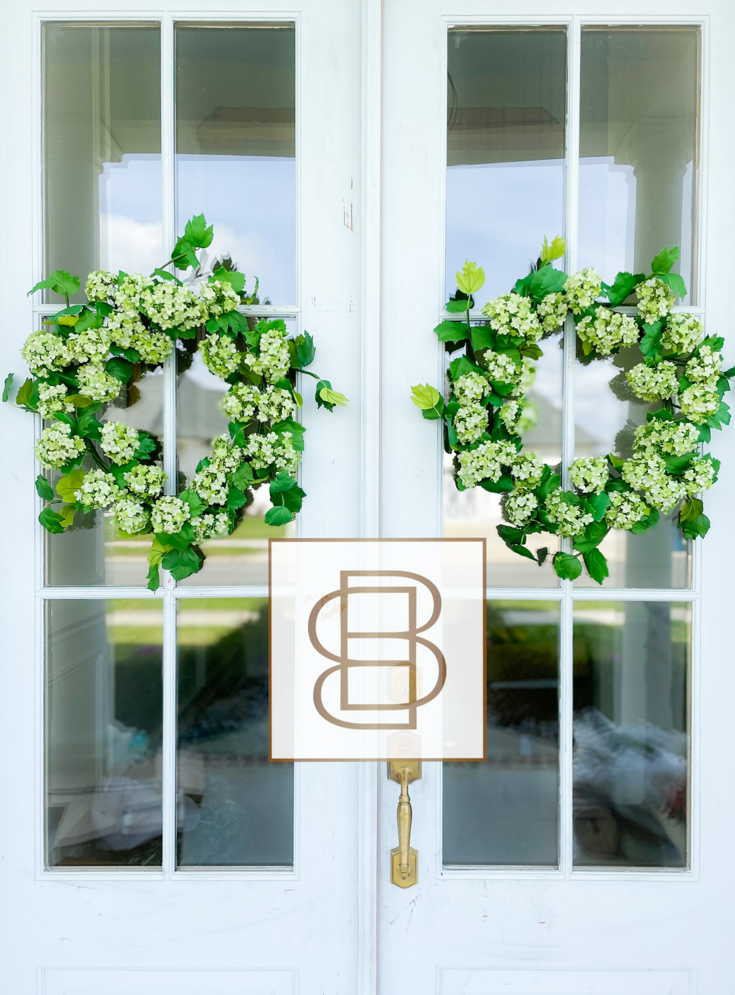 Green Snowball Wreath