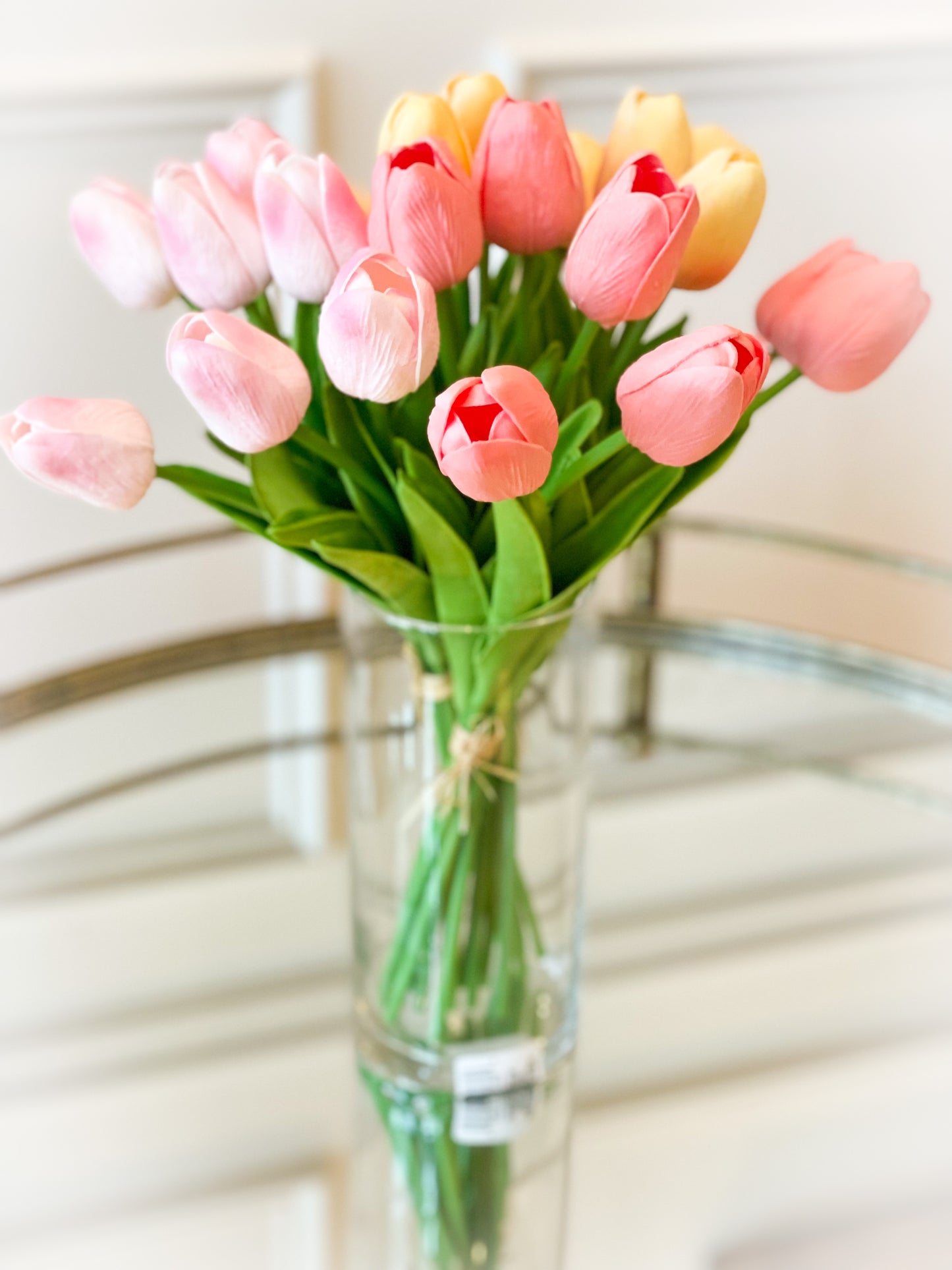 Ella Tulip Trio Bouquet Blanc Box
