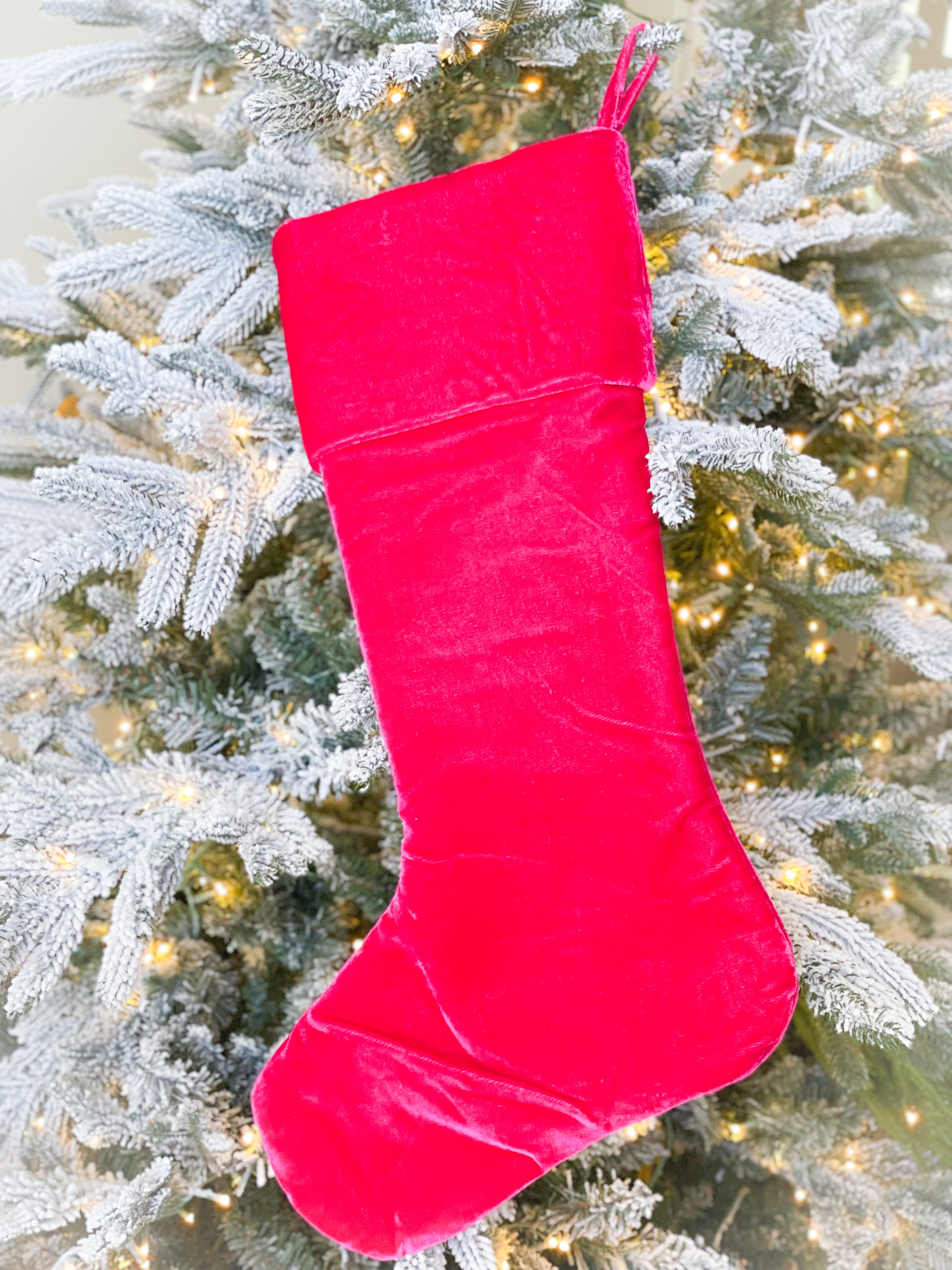 Hot Pink Velvet Ribbon With Bright Plaid Back