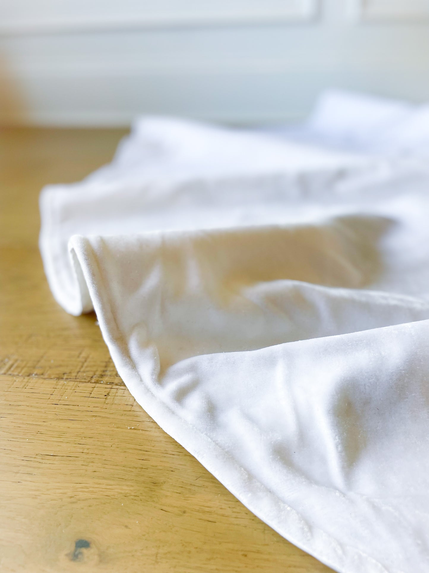 White Velvet Tree Skirt