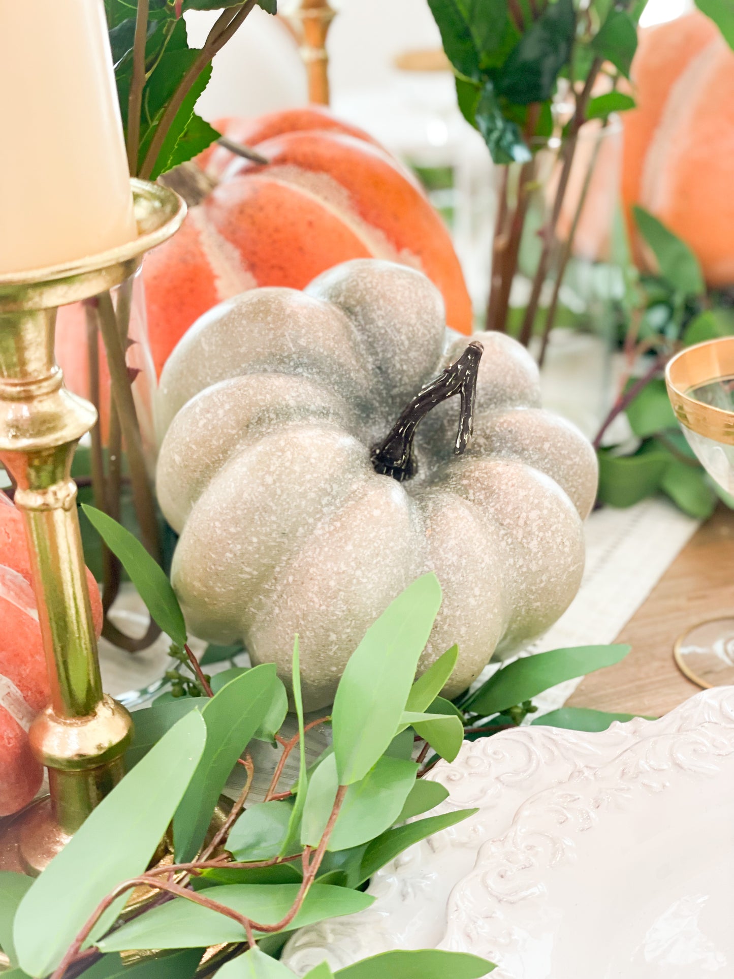 Rosey Posey Pumpkin Blanc Box