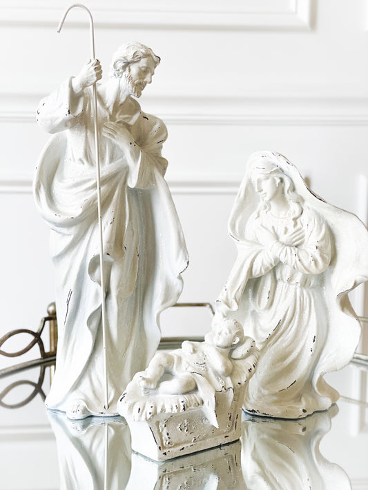 Glitter Holy Family Set