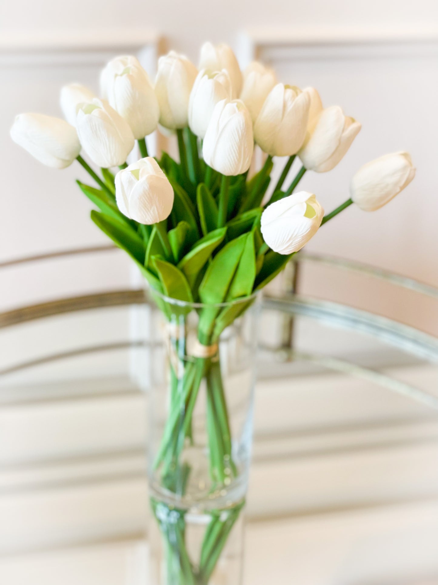 Annie Tulip Trio Bouquet Blanc Box