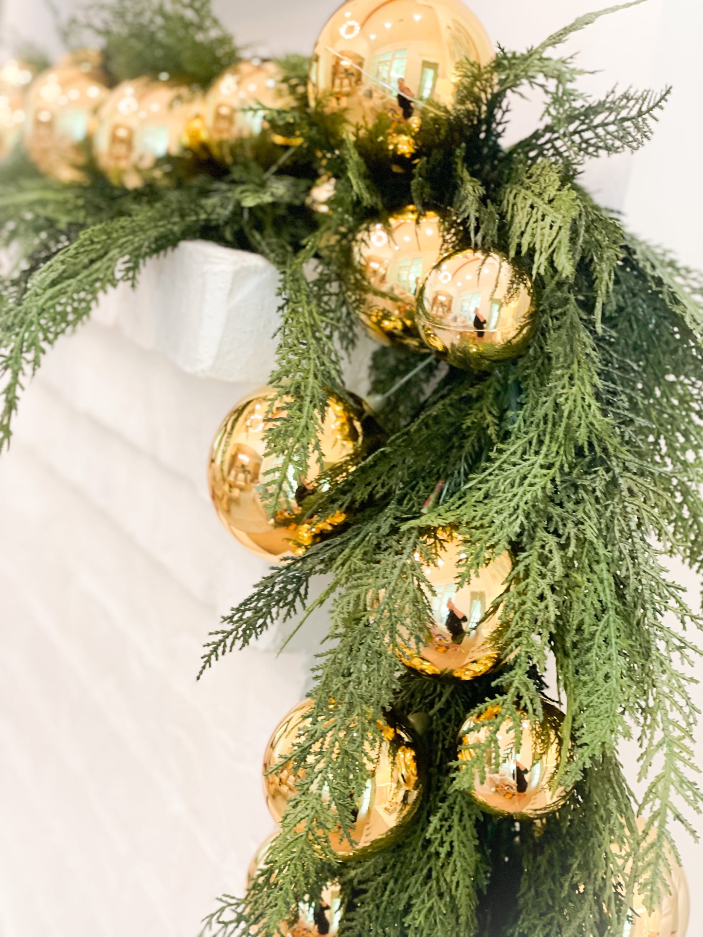 Gold Ornament Garland