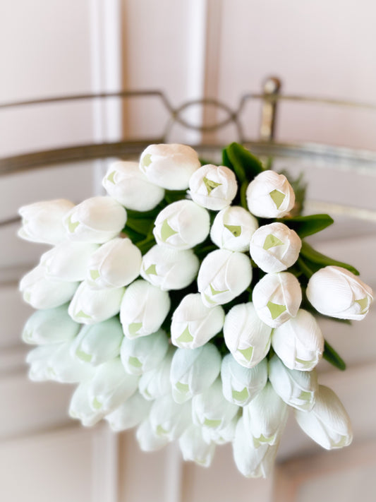 Annie Tulip Trio Bouquet Blanc Box
