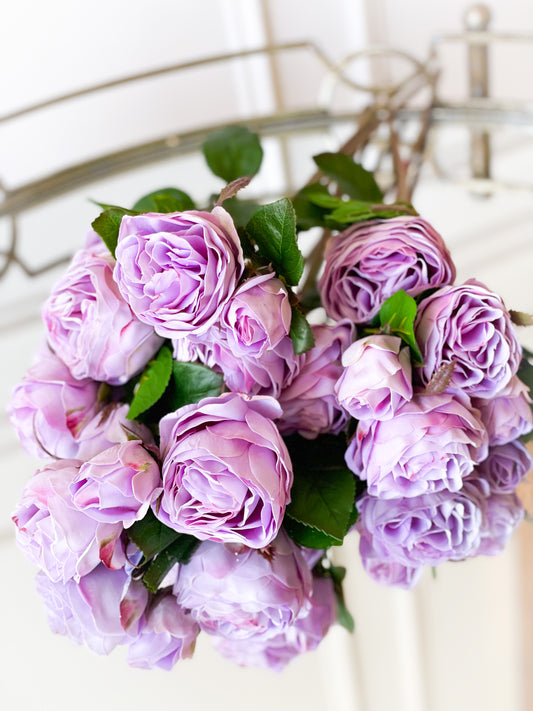 Lavender Cabbage Rose Bouquet
