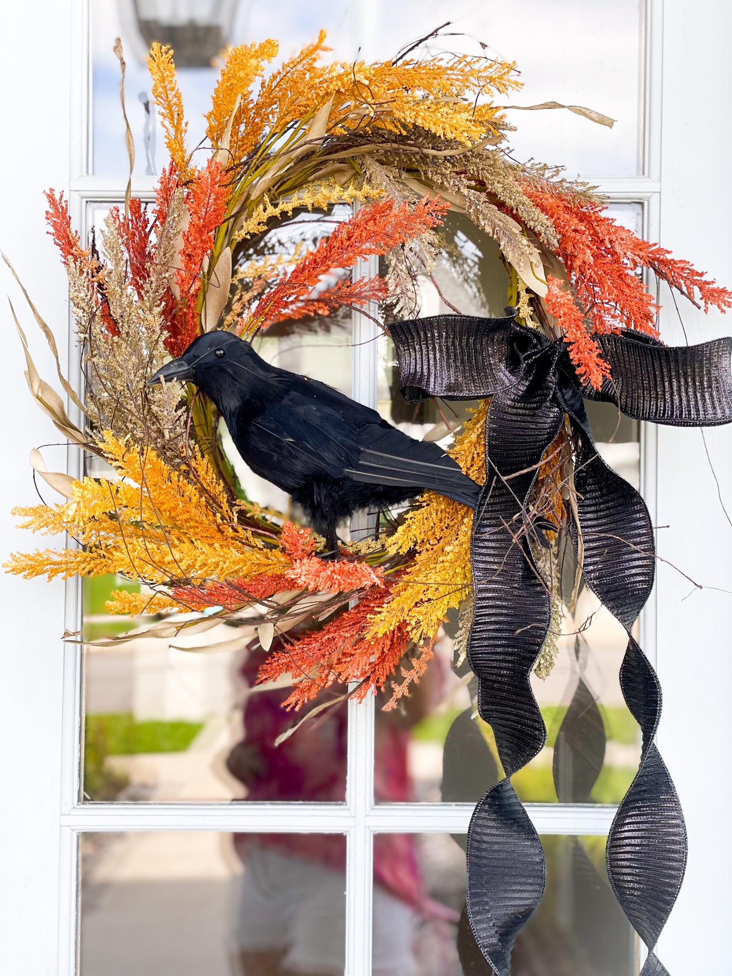 Black Accordion Ribbon