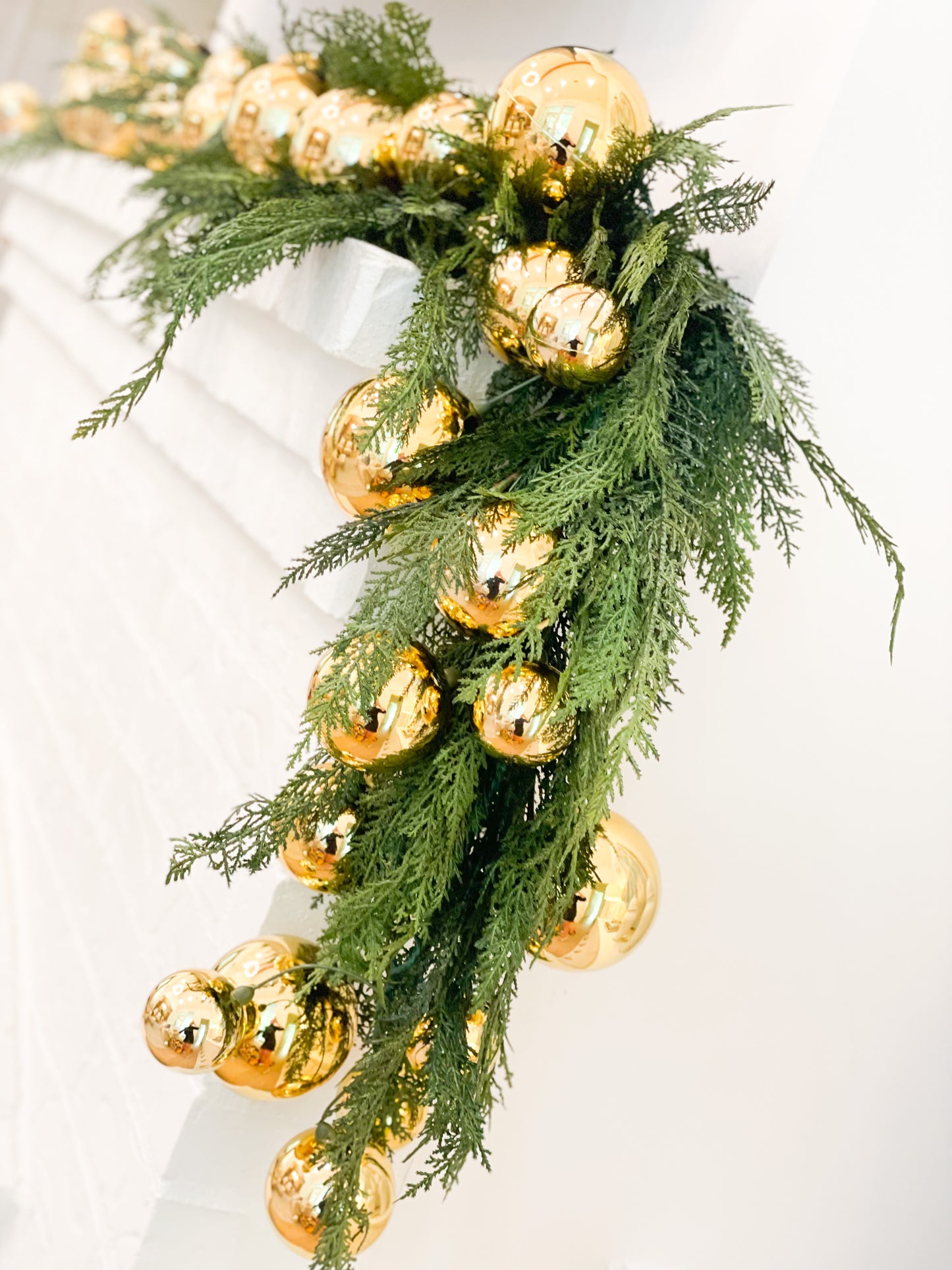 Gold Ornament Garland