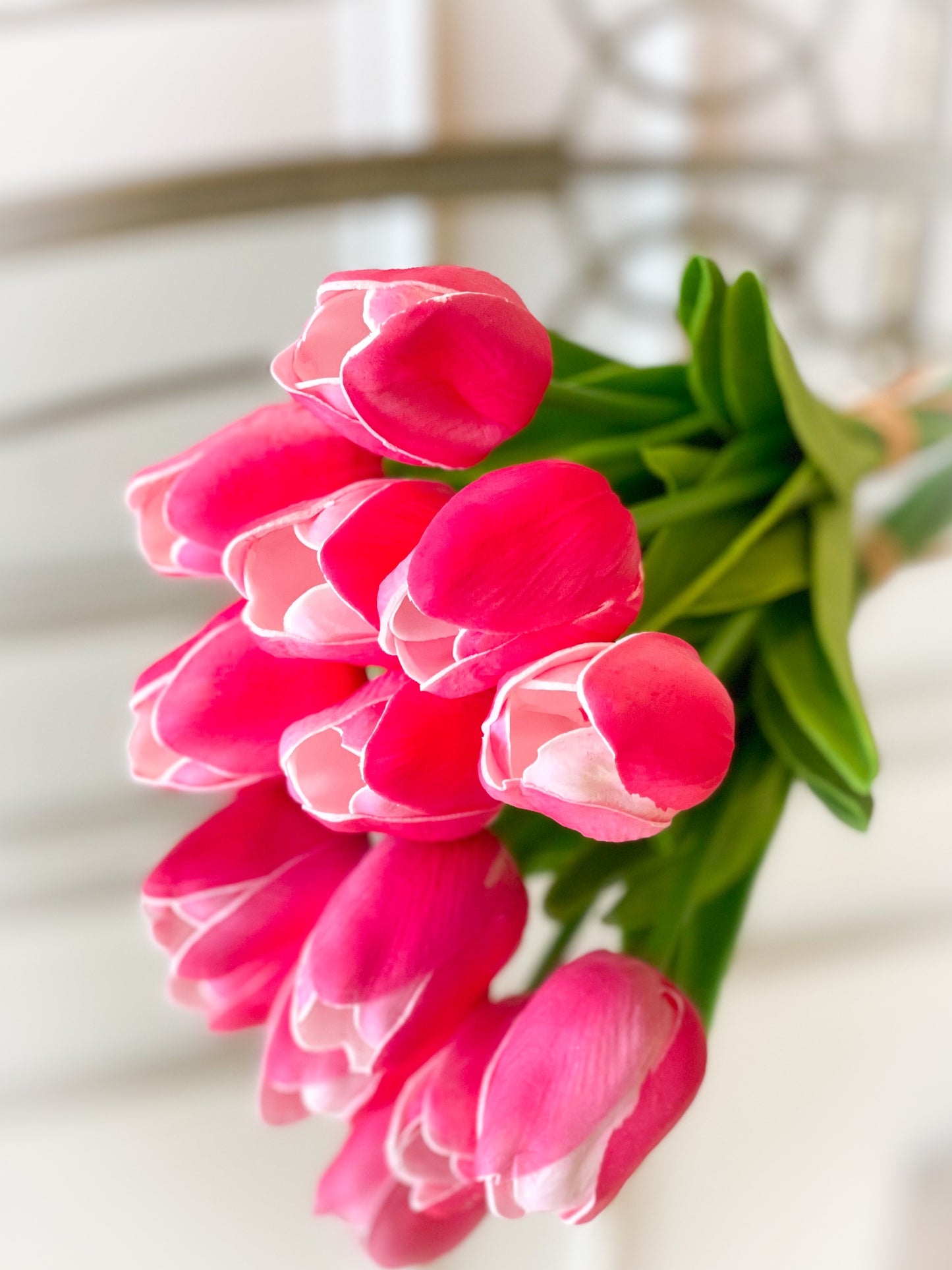 Coco Tulip Trio Bouquet Blanc Box