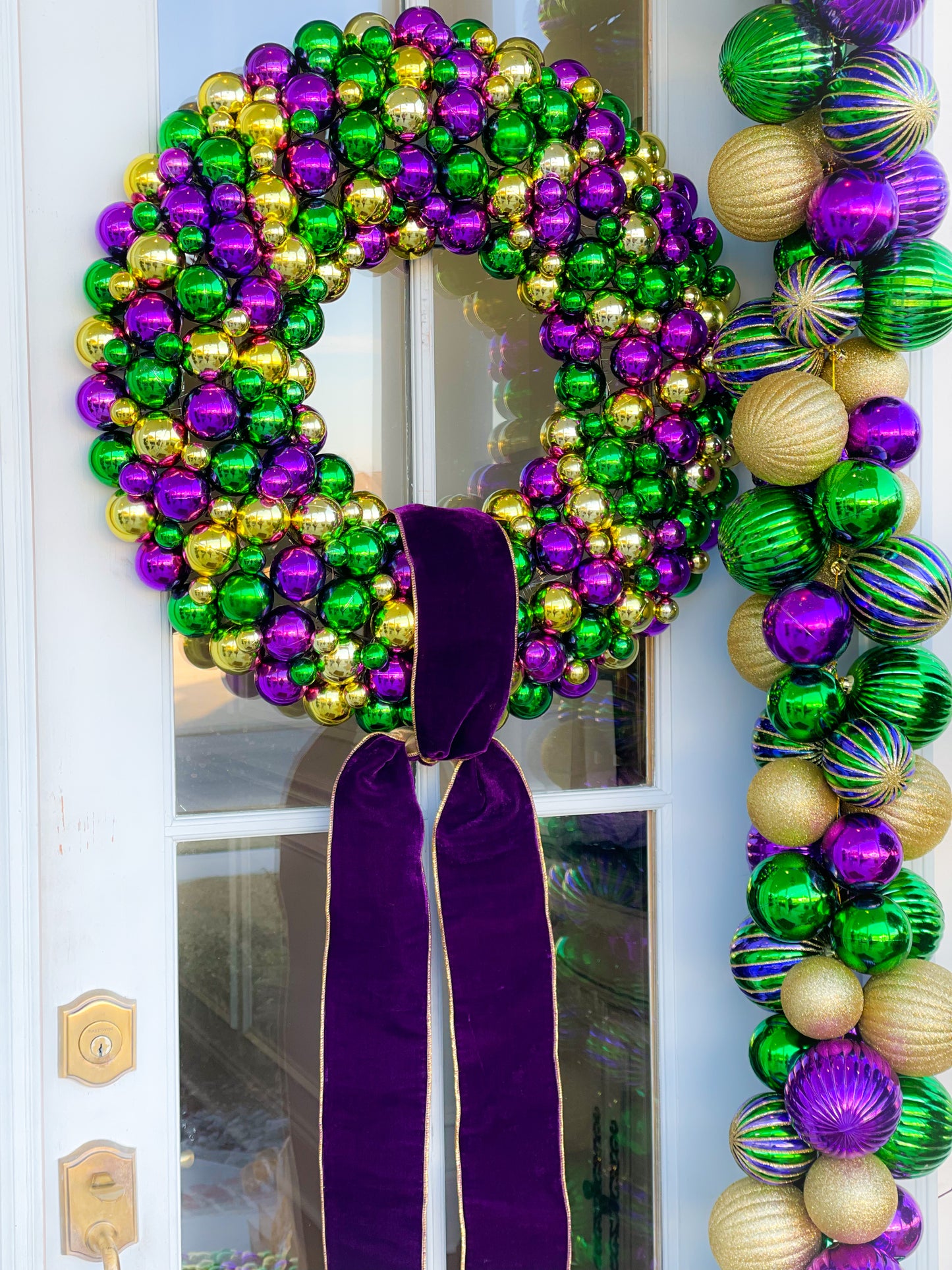 Mardi Gras Stripe Garland