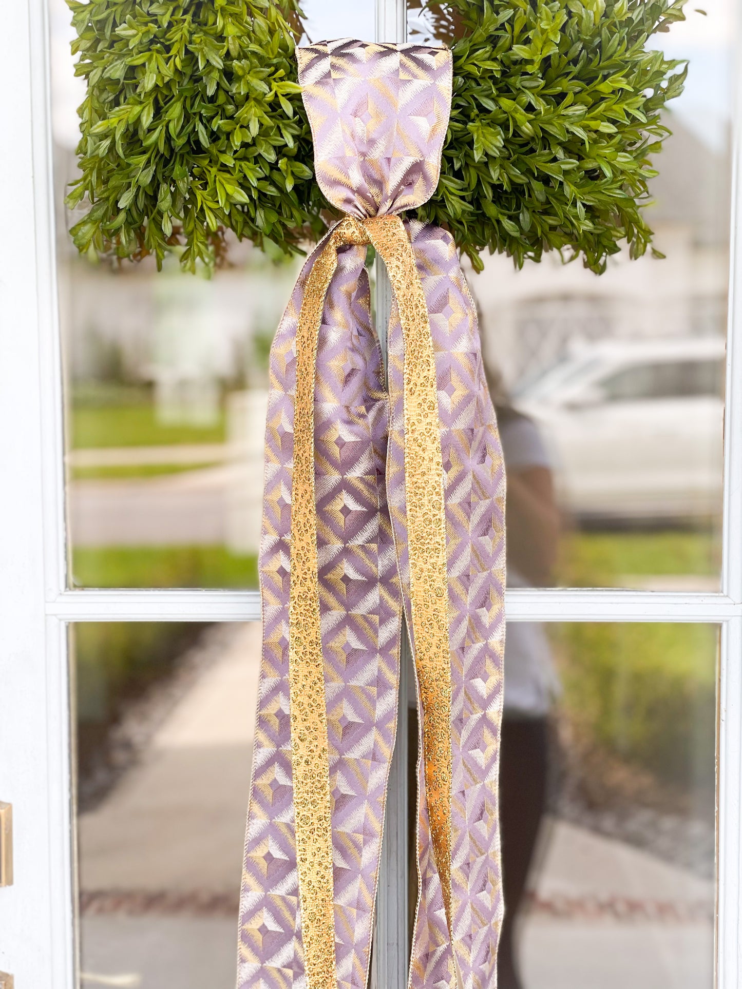 The Two Bits Ribbon Sash And Wreath