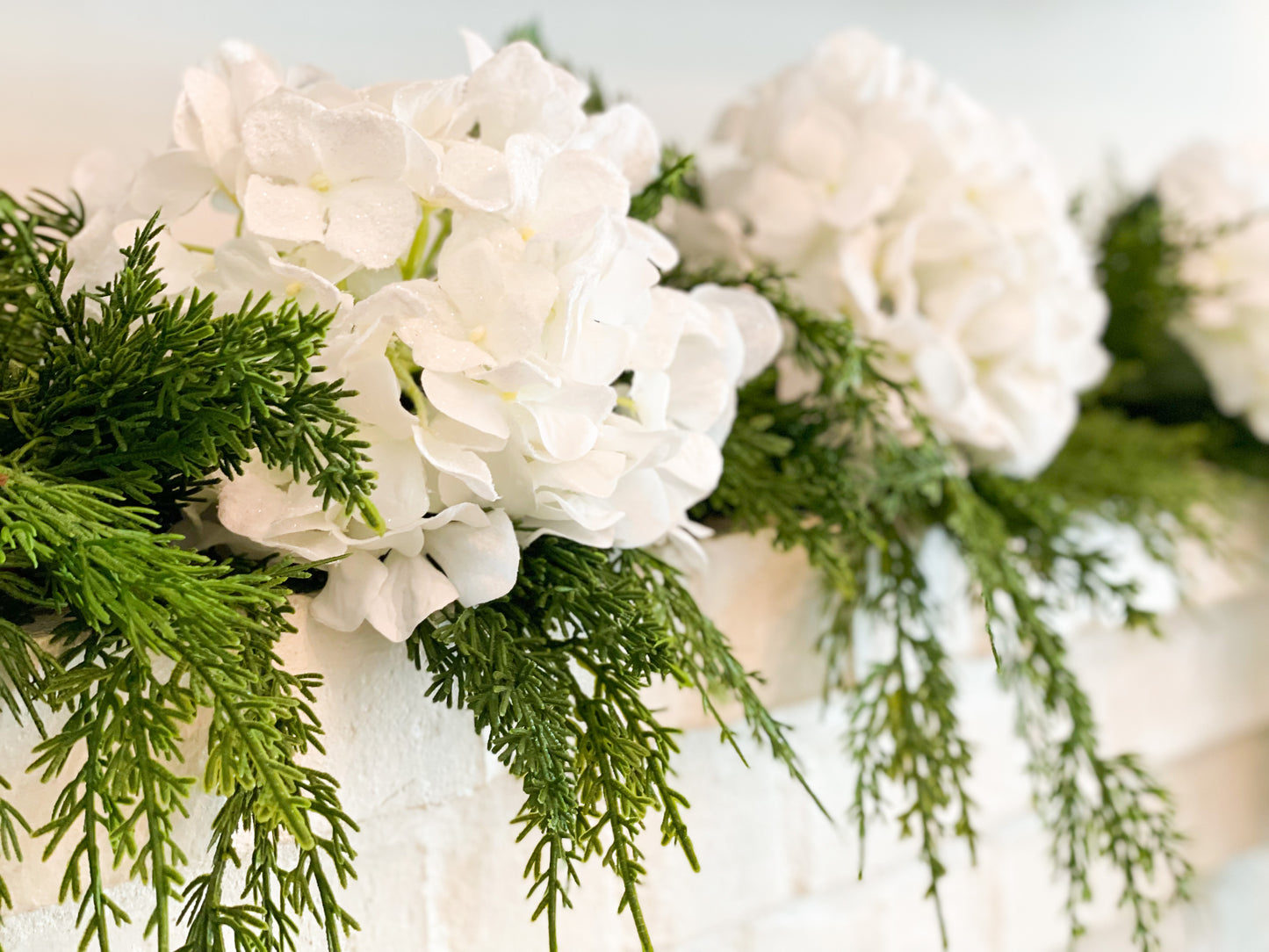 Winter White Hydrangea Mantle Blanc Box
