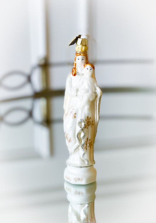 French Madonna With Child Ornament