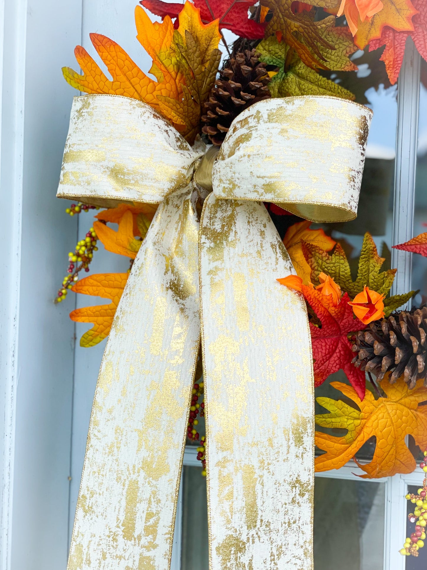 Gold Faux Finish Ribbon