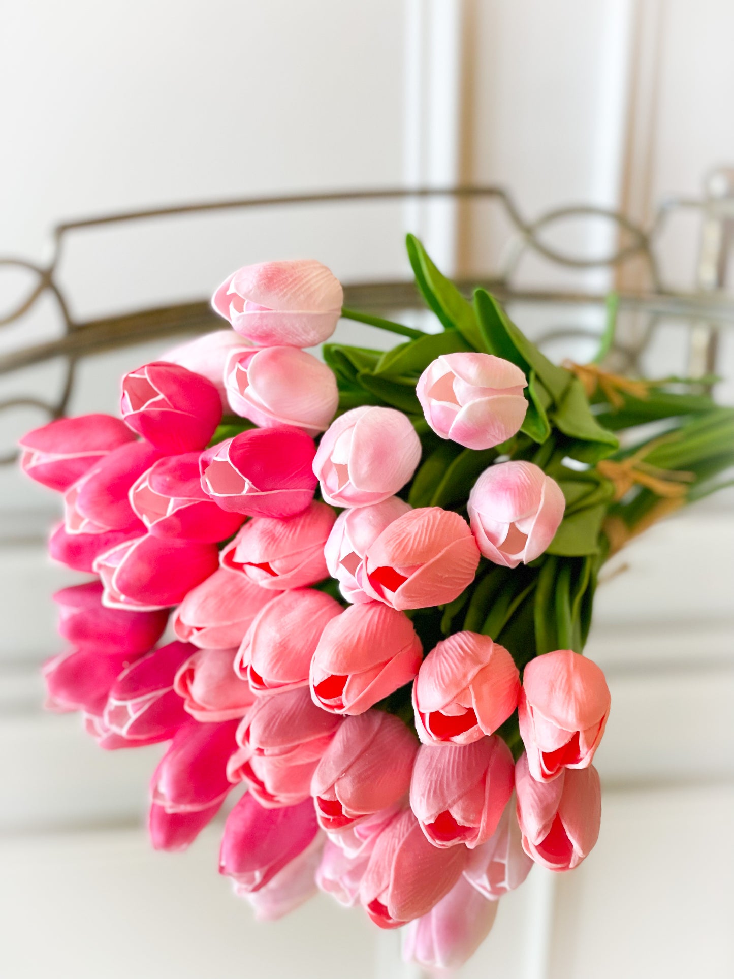 Pippa Tulip Trio Bouquet Blanc Box