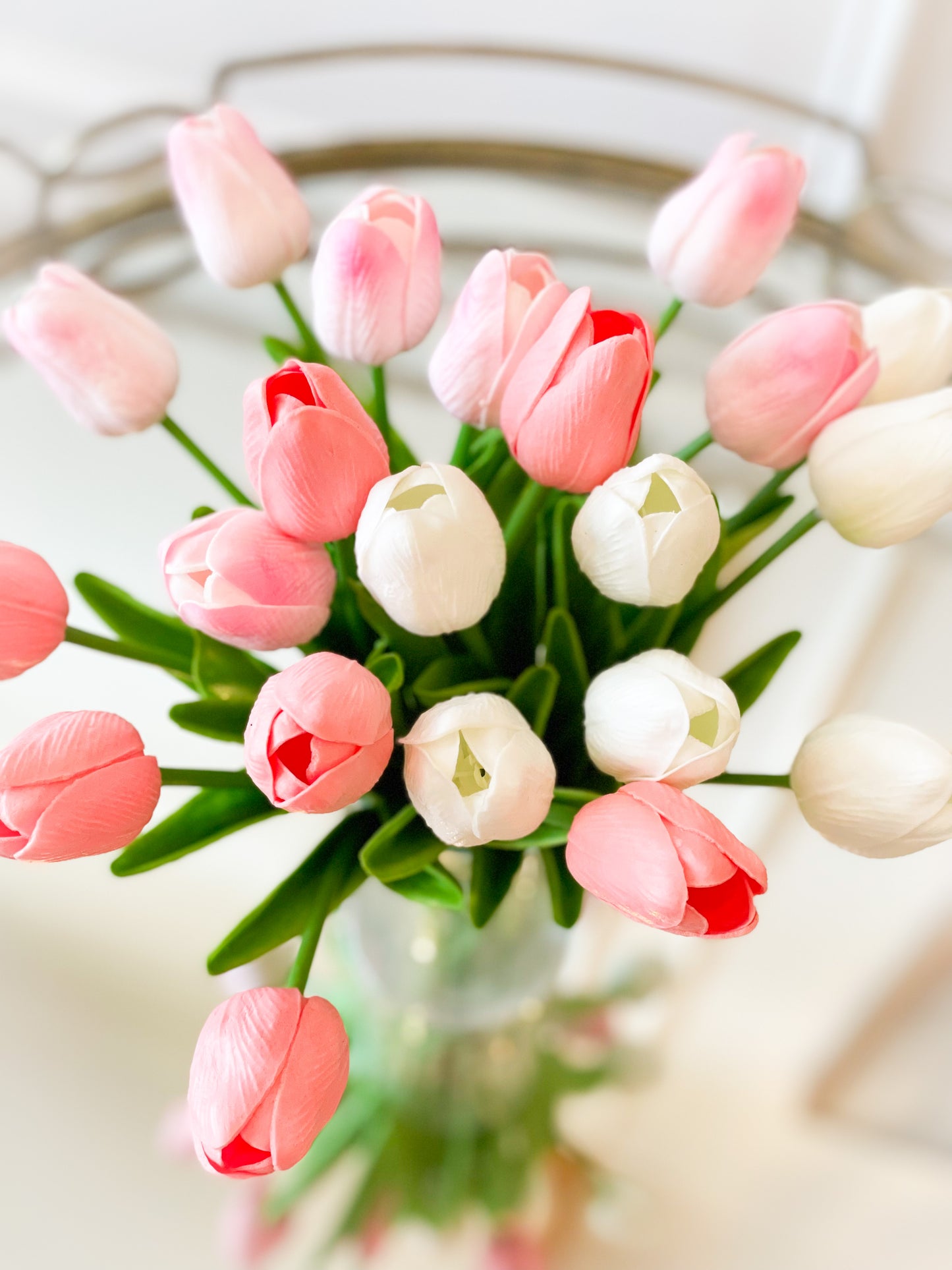 Kate Tulip Trio Bouquet Blanc Box